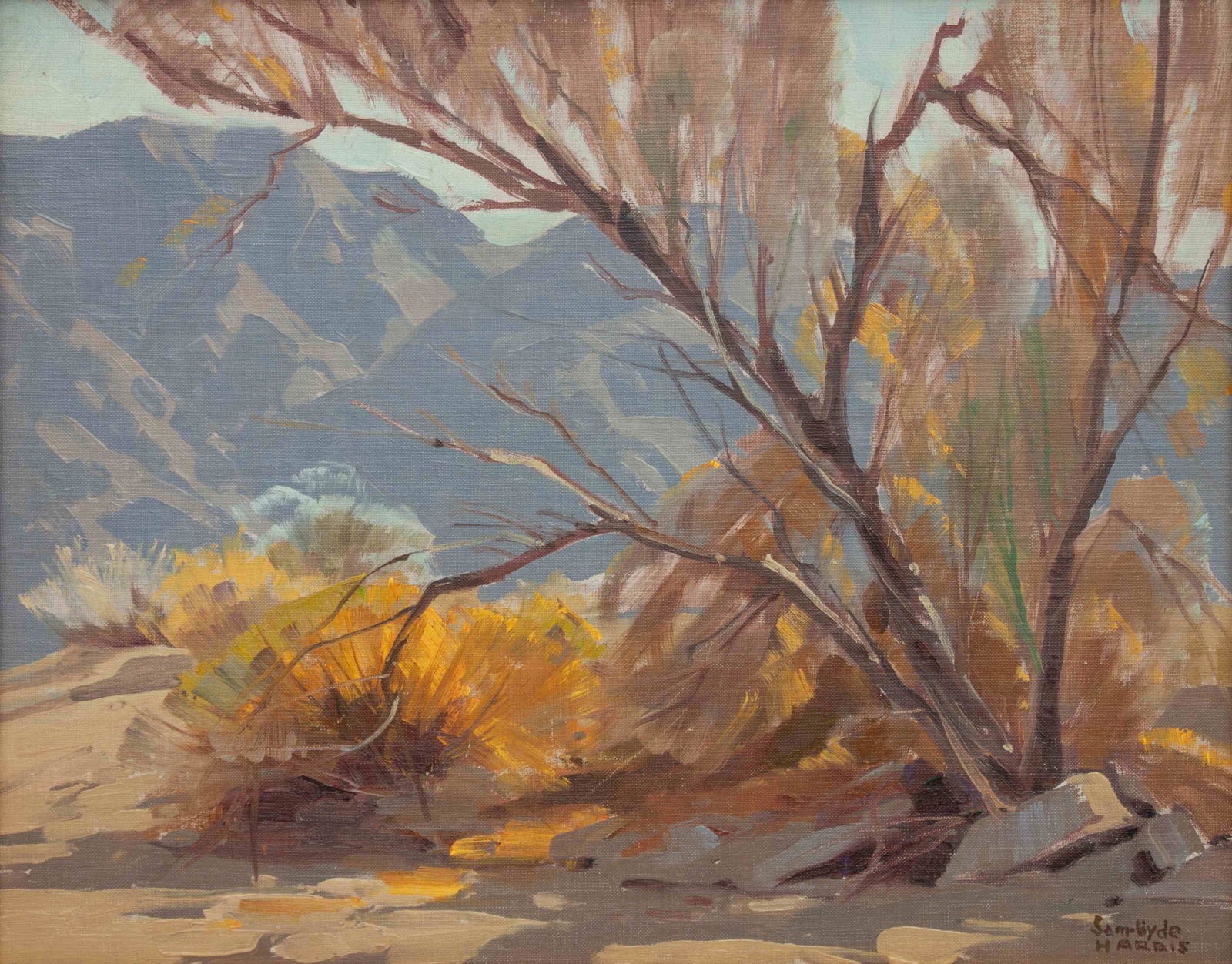 Samuel Hyde Harris (American, 1889-1977) Smoke Tree (1 of 3)