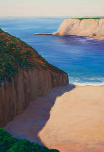 William Berra (American, b. 1952) Sandy Beach, 1992: William Berra (American, b. 1952) Sandy Beach, 1992 oil on canvas signed Wm Berra (lower right) 57 x 39 inches