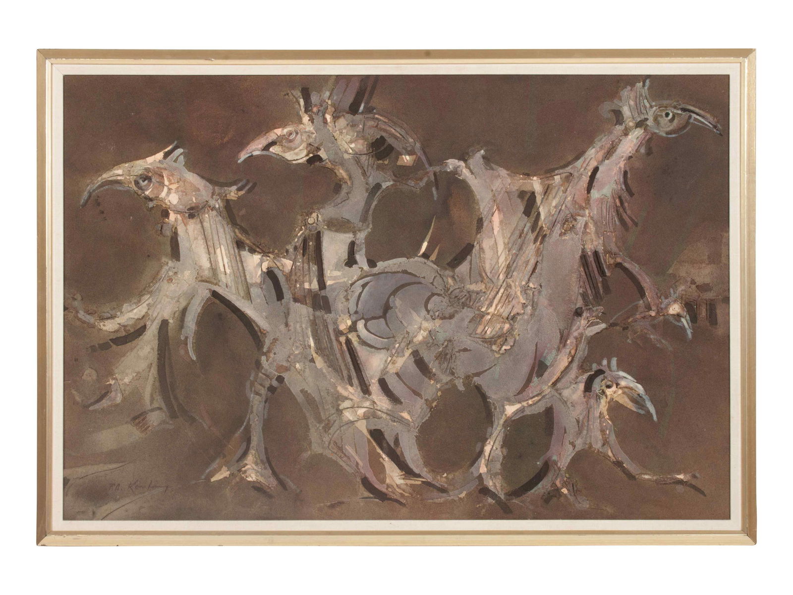 Pawel Kontny (Polish/American, 1923-2002) Zuni Rain (1 of 2)