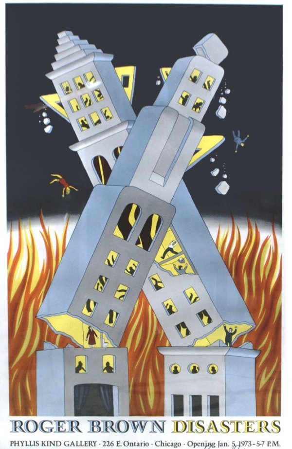 Roger Brown, (American, b. 1941), Disasters and Ch