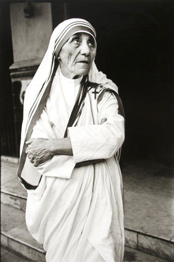 Mary Ellen Mark, (American, b. 1941), Mother Theresa, C: Mary Ellen Mark (American, b. 1941) Mother Theresa, Calcutta, 1980 gelatin silver print titled, signed, dated (on the verso) 12 x 8 inches.