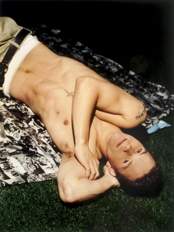 David LaChapelle, (American, b. 1964), Mark Wahlberg(fr: David LaChapelle (American, b. 1964) Mark Wahlberg(from the April 1996 issue of Details Magazine) C-print edition 6/30, signed (on the verso) 22 x 16 1/2 inches.