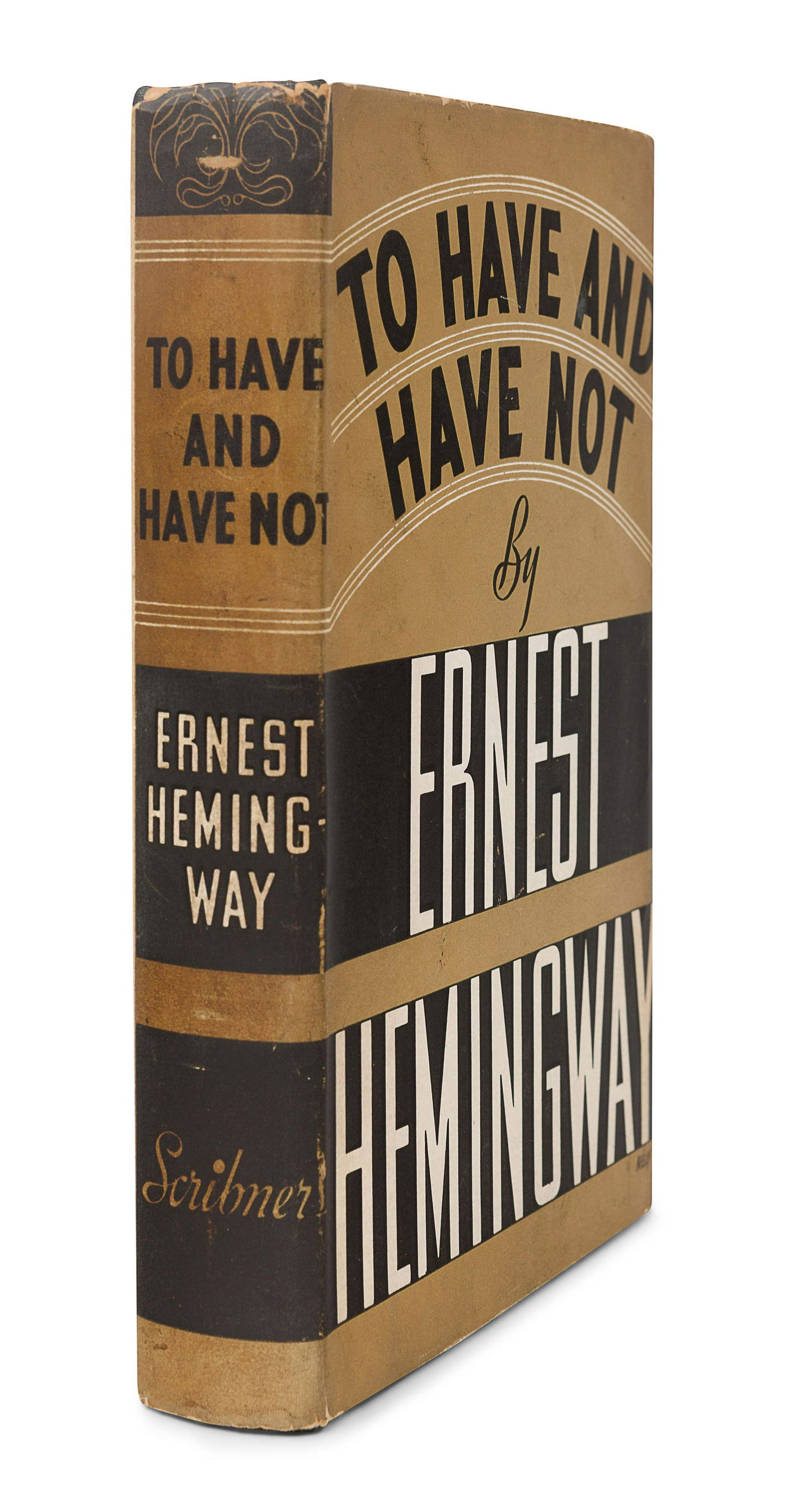 HEMINGWAY, Ernest (1899-1961). To Have and Have Not. (1 of 2)