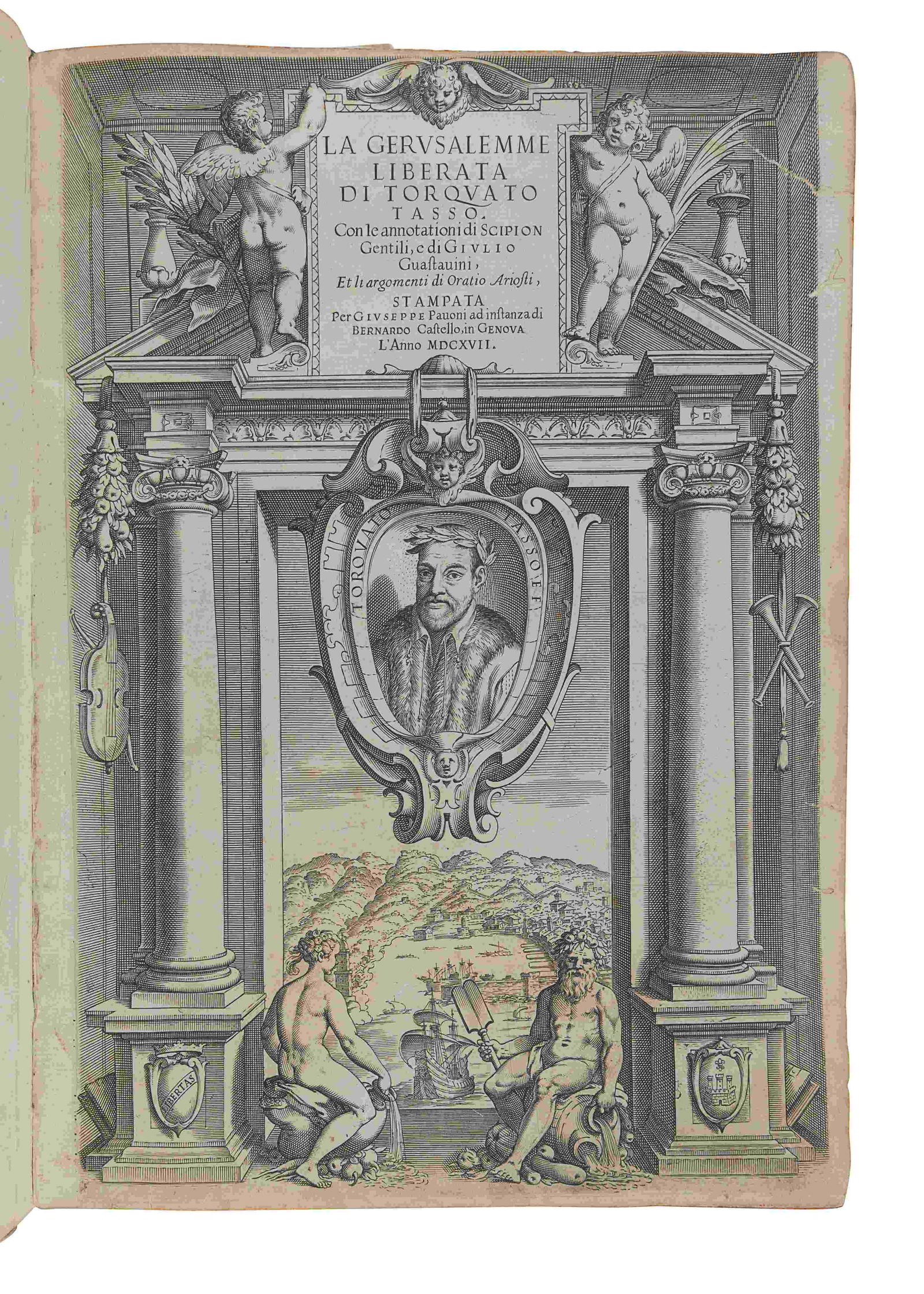 TASSO, Torquato (1544-1595).   La Gerusalemme (1 of 2)