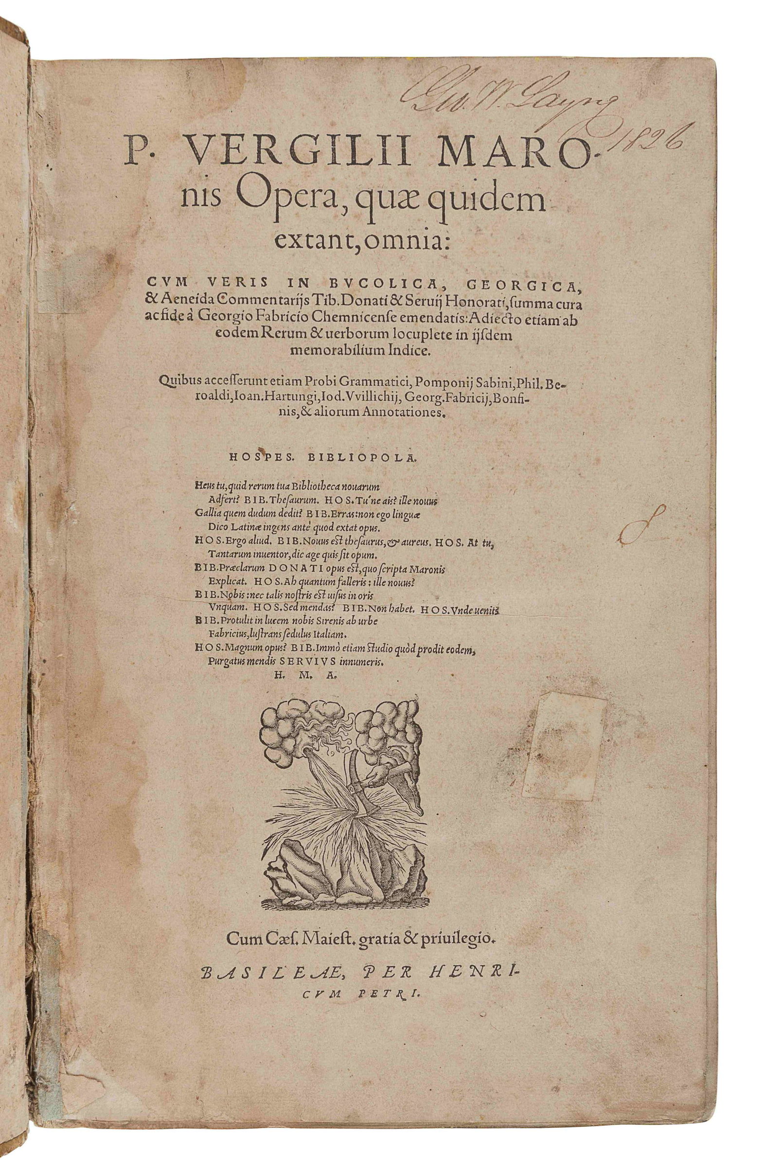 VERGILIUS MARO, Publius (70-19 B.C.). Opera, quae (1 of 1)