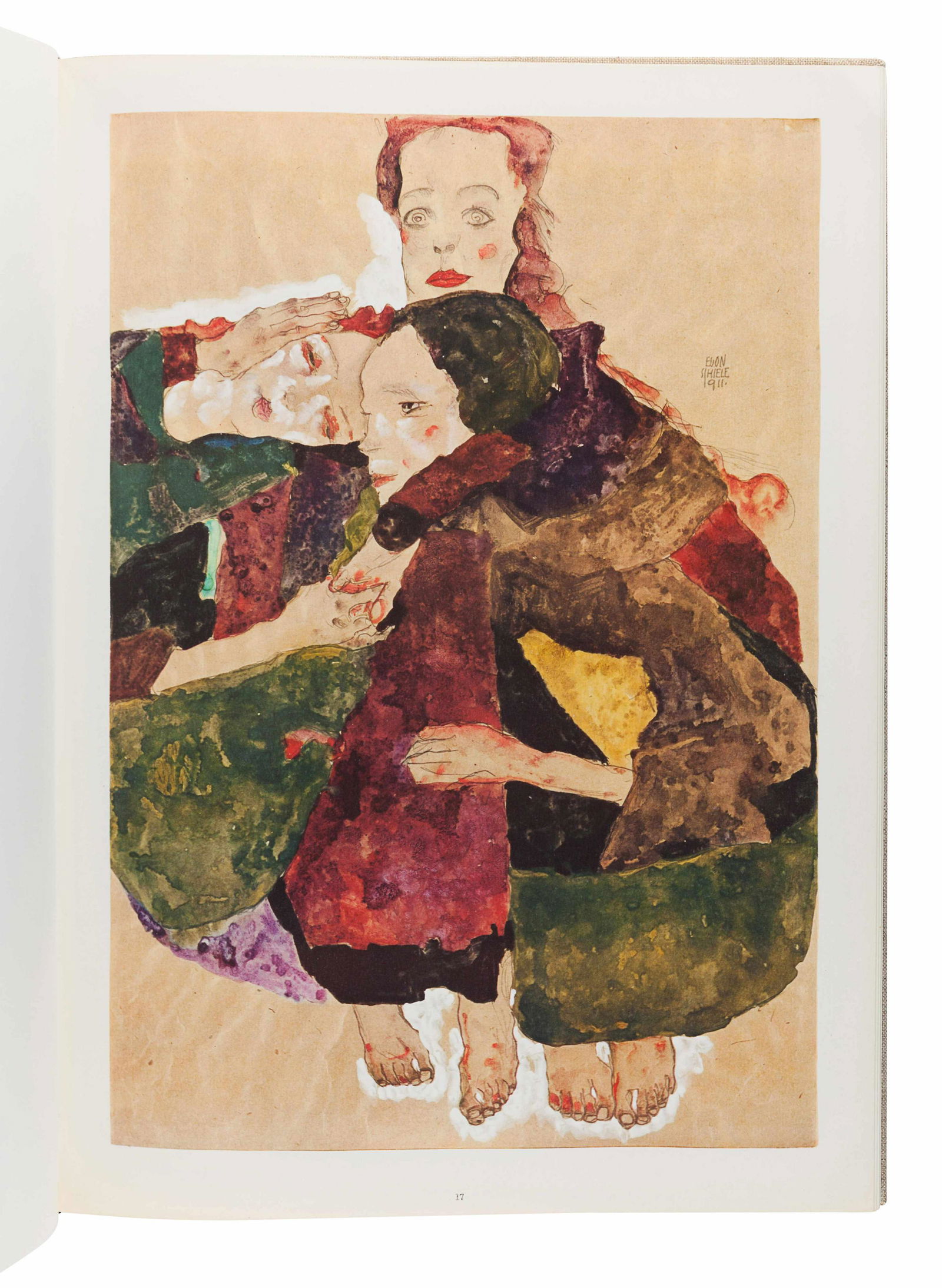 [SCHIELE, Egon (1890-1918)]. MITSCH, Erwin. Egon: [SCHIELE, Egon (1890-1918)]. MITSCH, Erwin. Egon Schiele: Watercolours and Drawings. New York: Harry N. Abrams, Inc., 1969. Large folio. 64 plates reproducing Schiele 's works. Original beige cl
