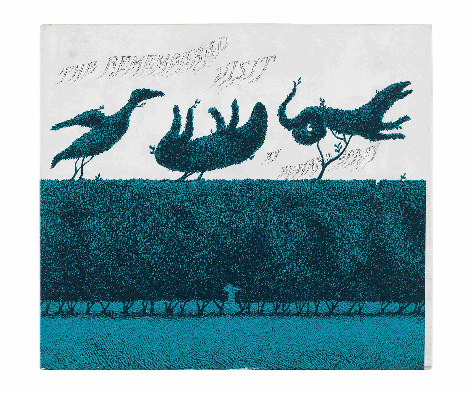 GOREY, Edward (1925-2000). The Remembered Visit: A: GOREY, Edward (1925-2000). The Remembered Visit: A Story Taken from Life. New York: Simon and Schuster, 1965. Oblong 8vo. Illustrated. Original pictorial boards; original pictorial dust jacket