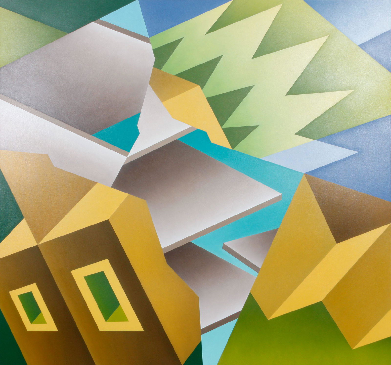 John Loy (American, b. 1930) Trompe Loy, 1987 (1 of 2)