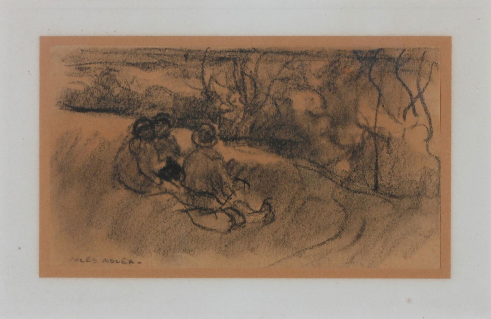 Jules Adler (French, 1865-1952) Seated Figures (1 of 1)