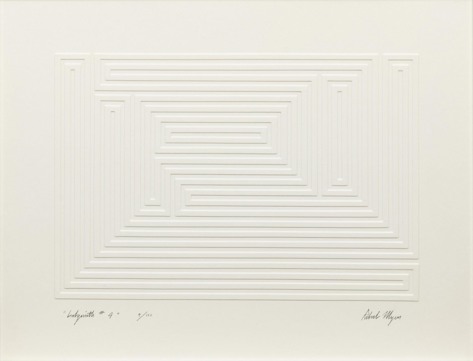 Robert Myers (20th/21st century) Labyrinth #4 (1 of 4)
