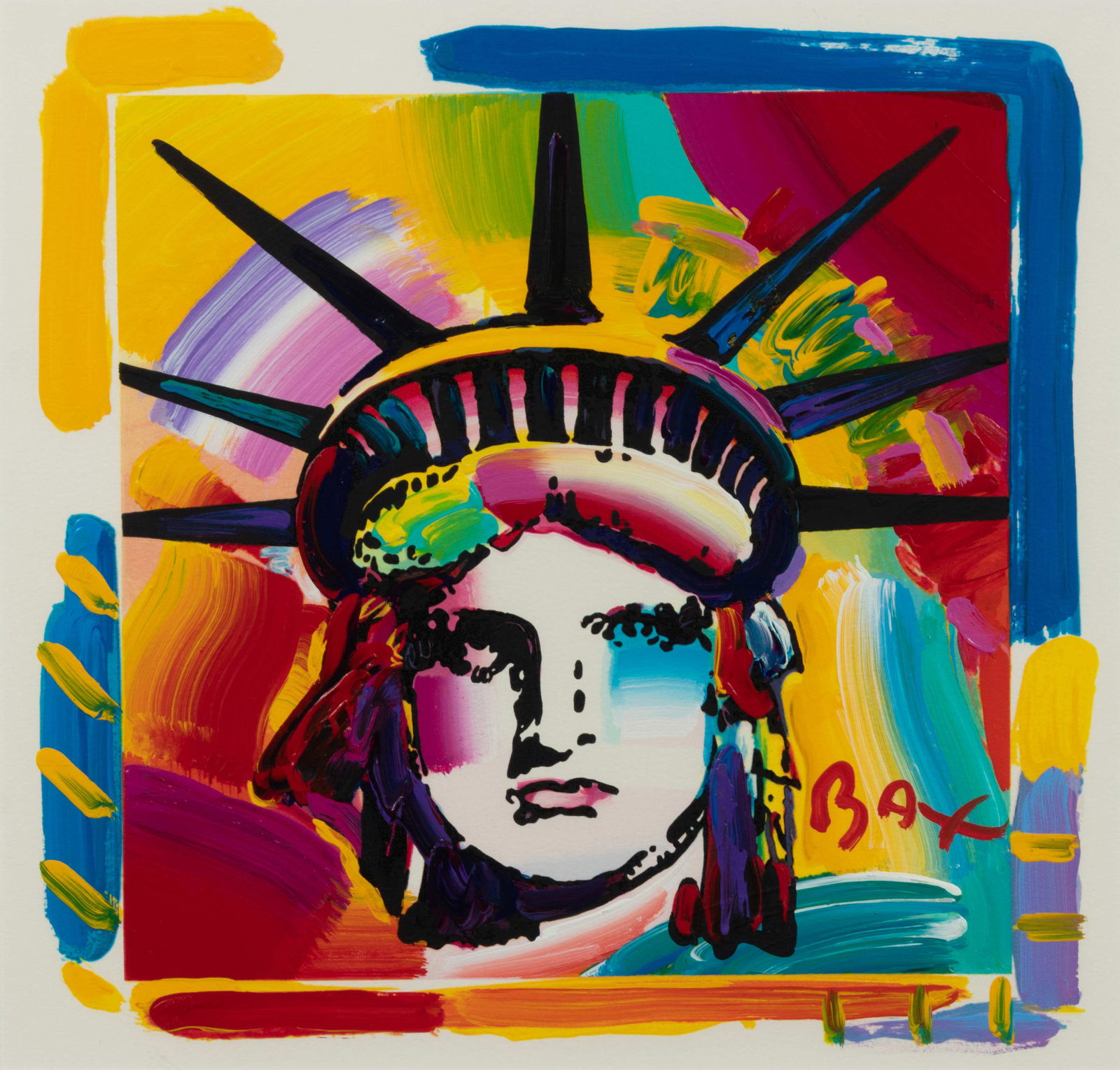 Peter Max (American, b. 1937) Liberty-Panel B #2 (1 of 4)