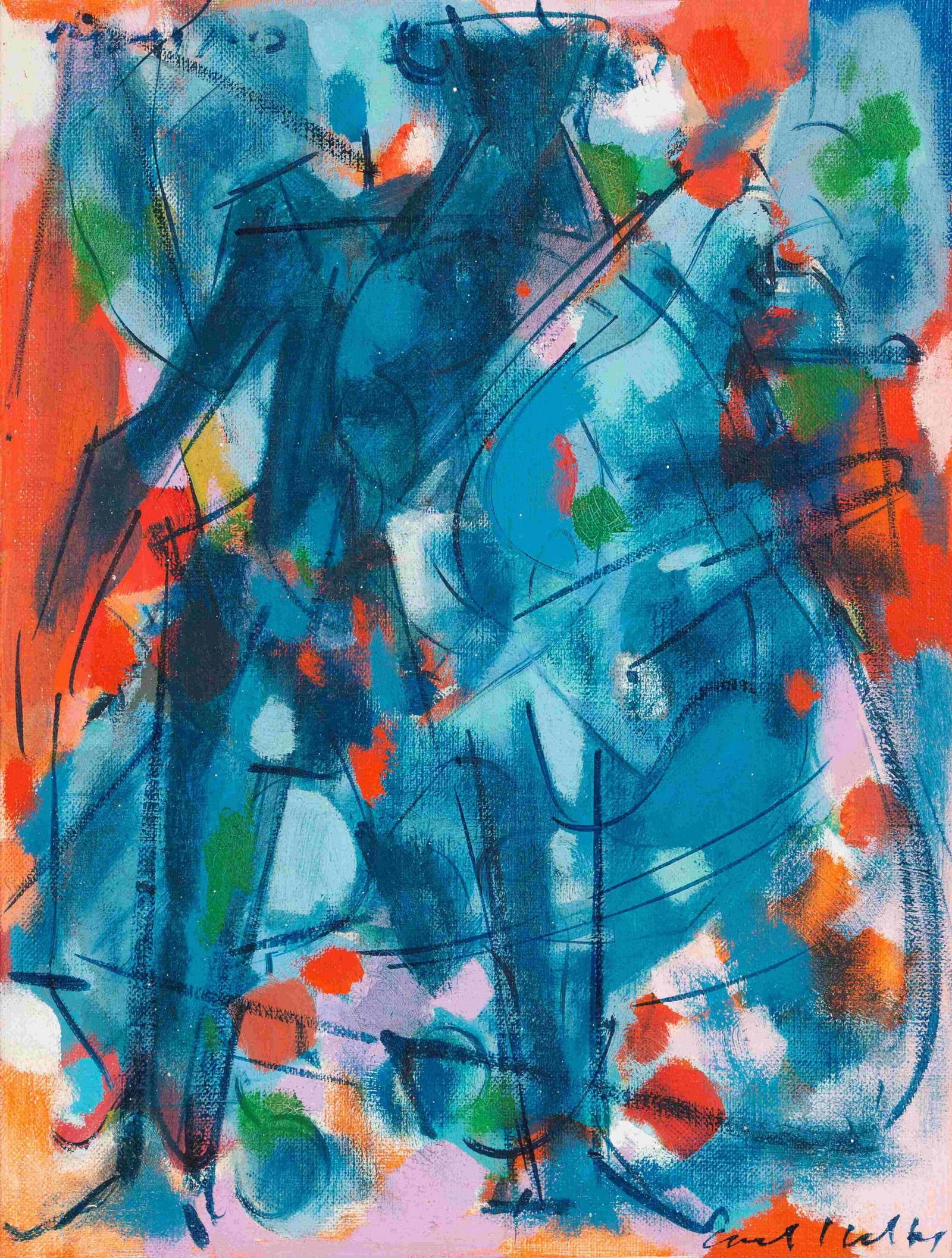 Carl Holty (American, 1890-1965) Abstract (1 of 3)