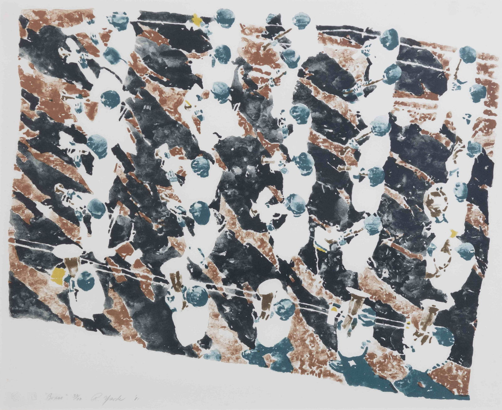 Richard Yarde (American, 1939-2012) Brass, 1981 (1 of 4)
