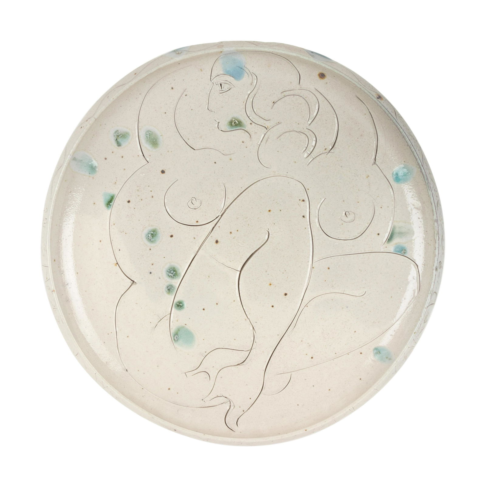 Artist Unknown 20th Century Large Ceramic Wall Charger (1 of 3)