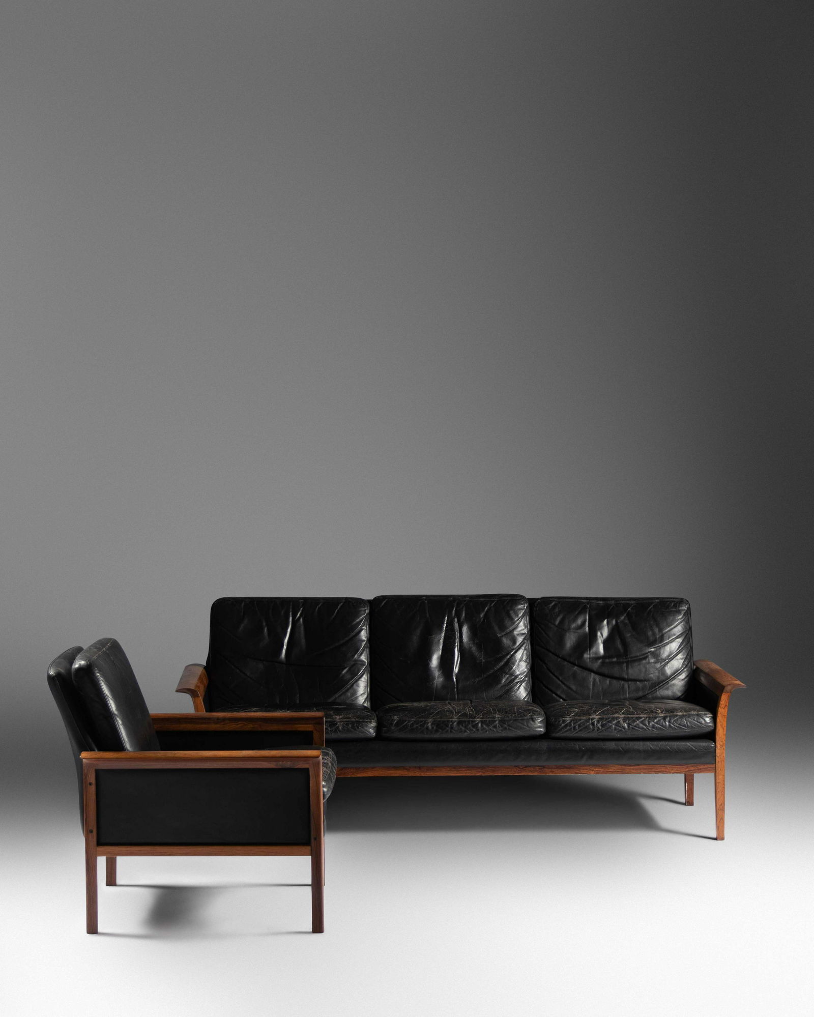 Knut Sæter(Danish, 1922-1989) Sofa and Armchair,  (1 of 2)