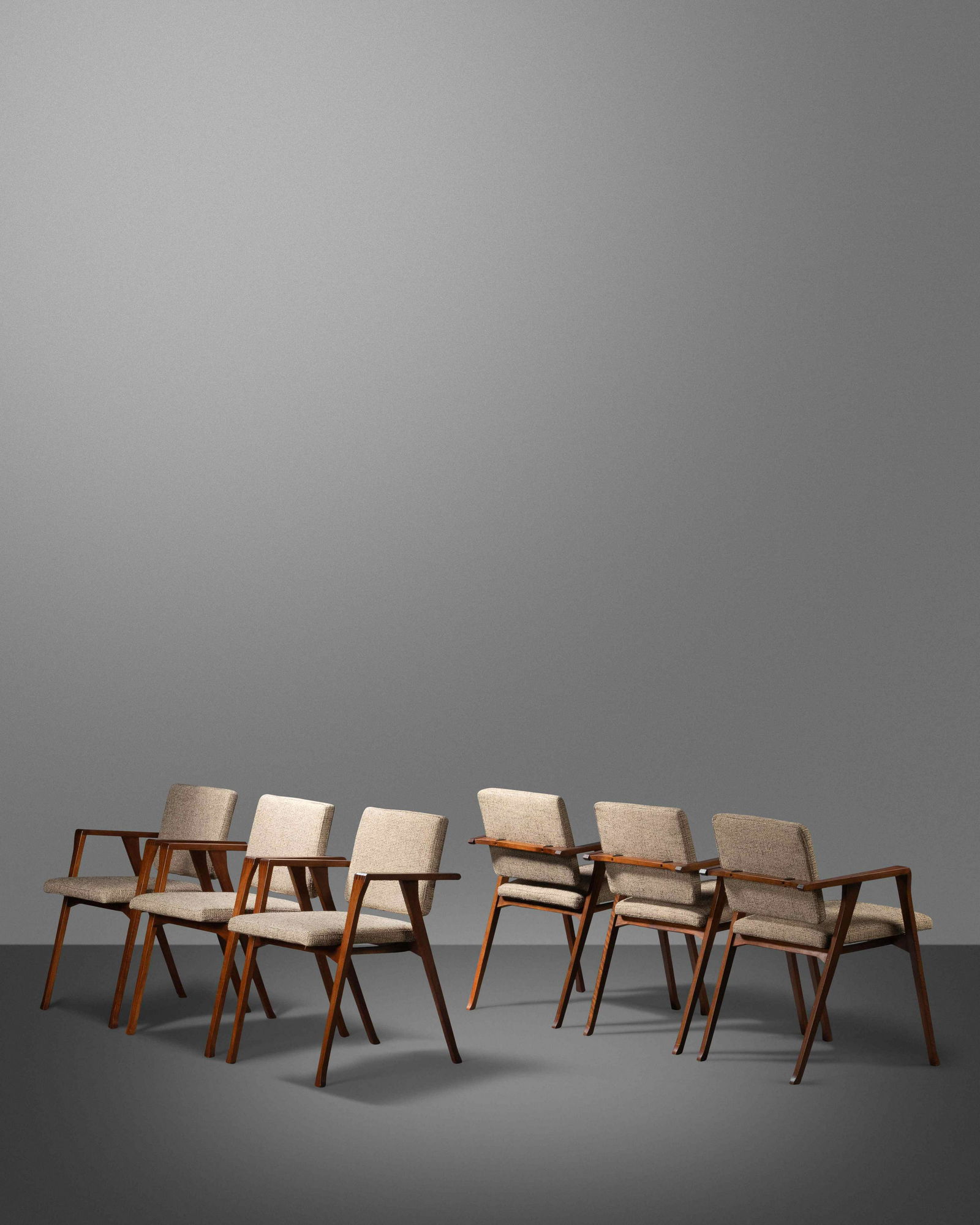 Franco Albini (Italian, 1905-1977) Set of Six Luisa (1 of 4)