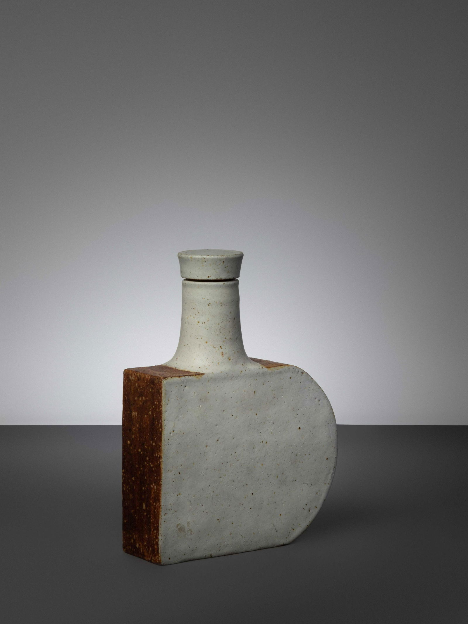 Bruno Gambone (Italian. b. 1936) Lidded Vessel  (1 of 3)
