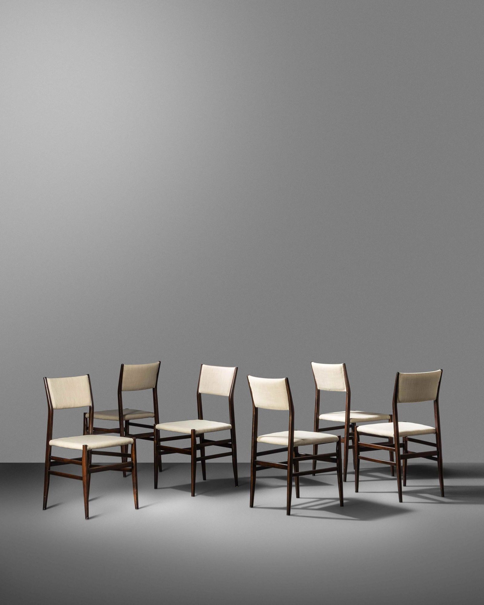 Gio Ponti (Italian, 1891-1979) Set of Six Leggera (1 of 4)