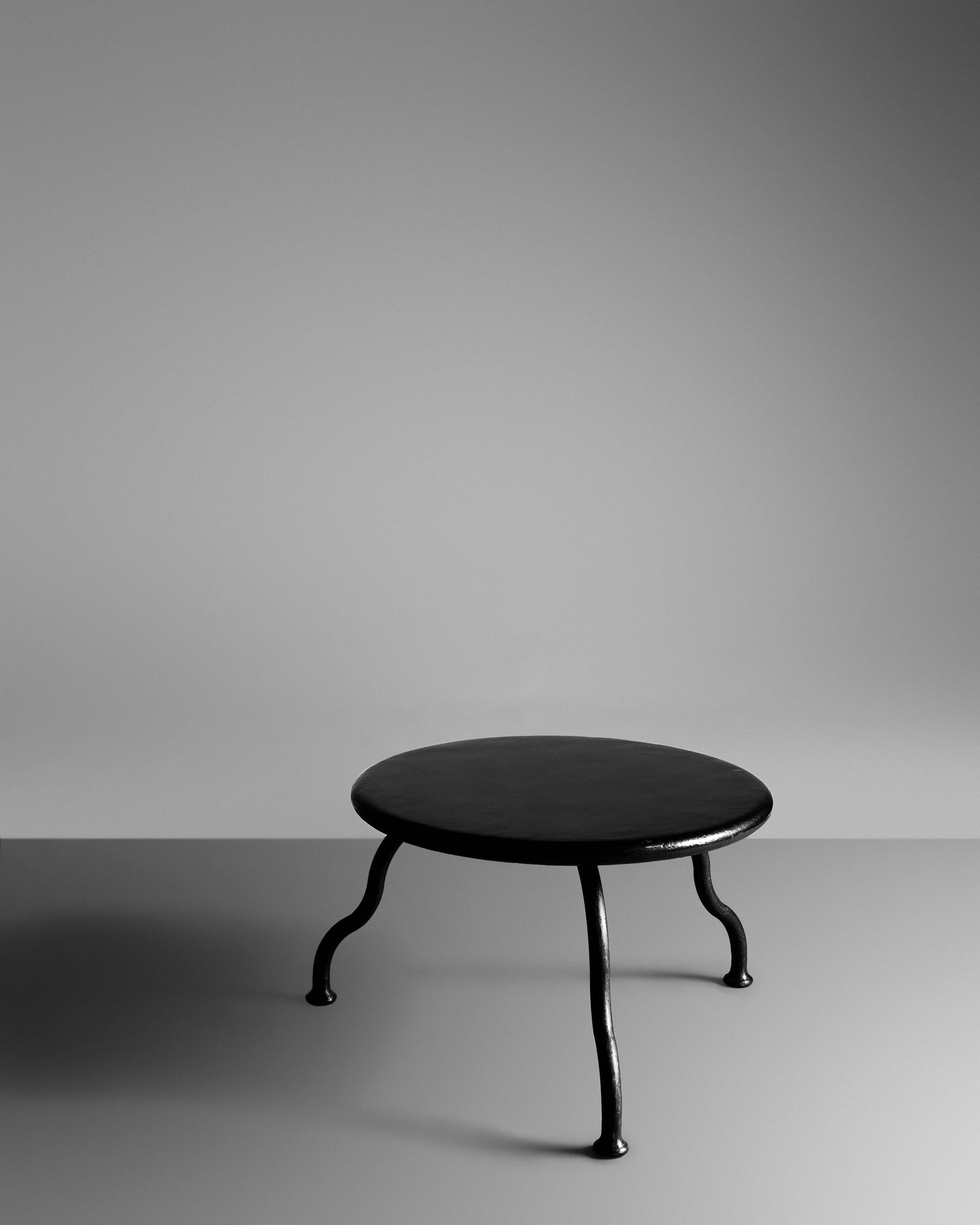 Joep van Lieshout (Dutch, b. 1963) Bad Little Table,: Joep van Lieshout (Dutch, b. 1963) Bad Little Table, 2007, Atelier Van Lieshout with Carpenters Workshop Gallery, Rotterdam/UK forged and enameled steel, lacquered wood, fiberglass Edition 2 of 10 ma