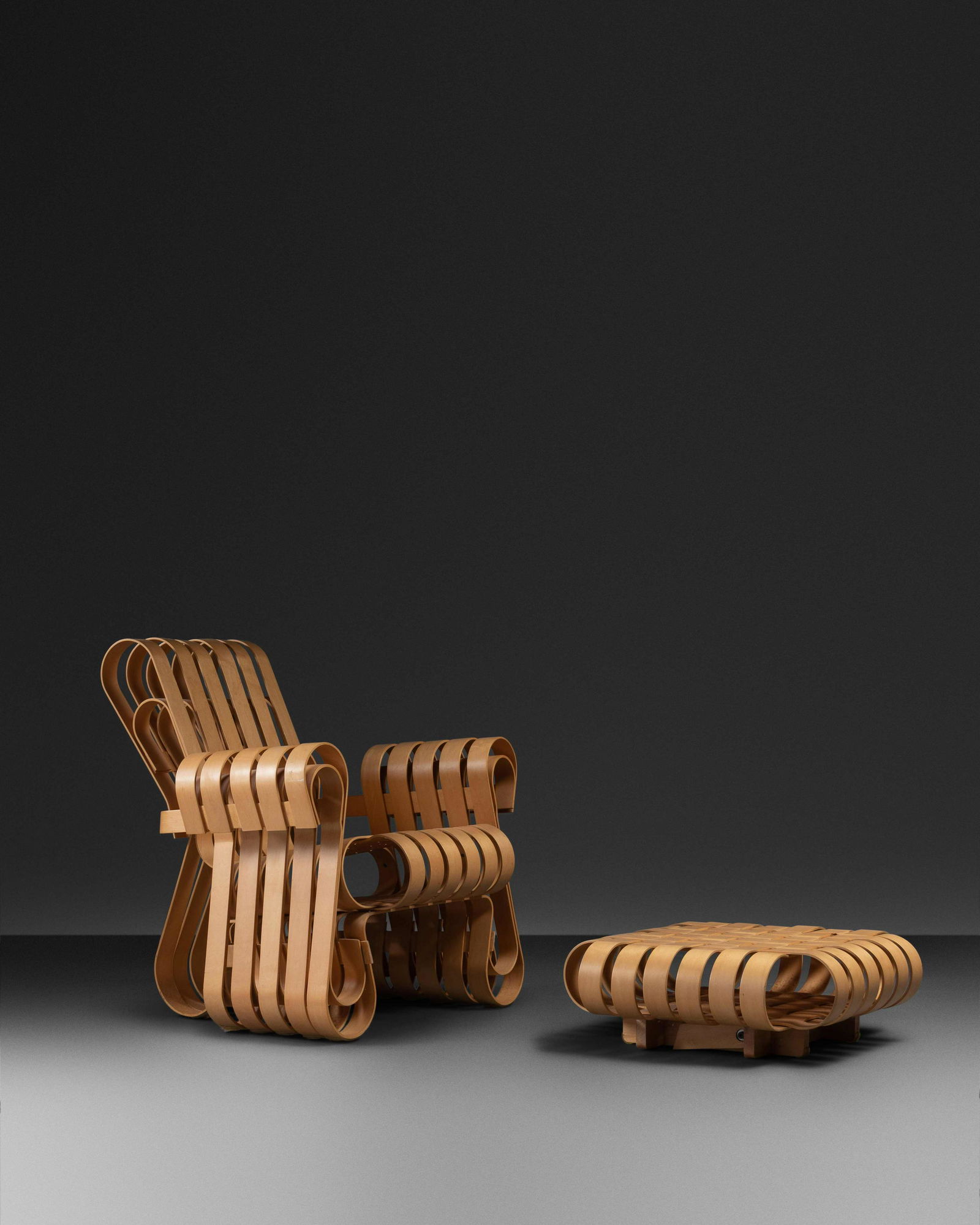 Frank Gehry (American, b. 1929) Power Play Lounge Chair (1 of 3)