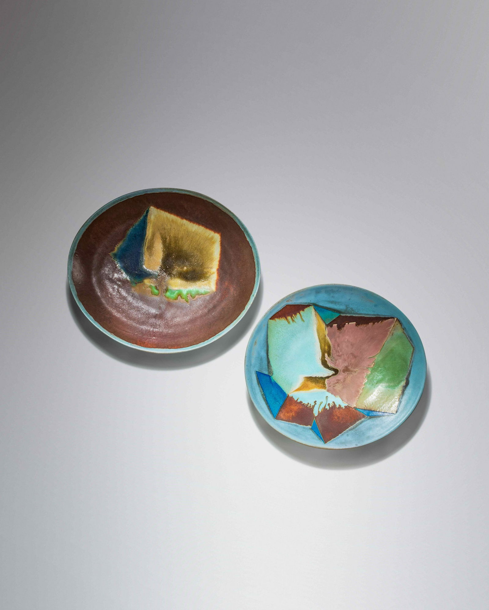 Chris Gustin (American, b. 1952) Two Platters, c. 1999 (1 of 2)