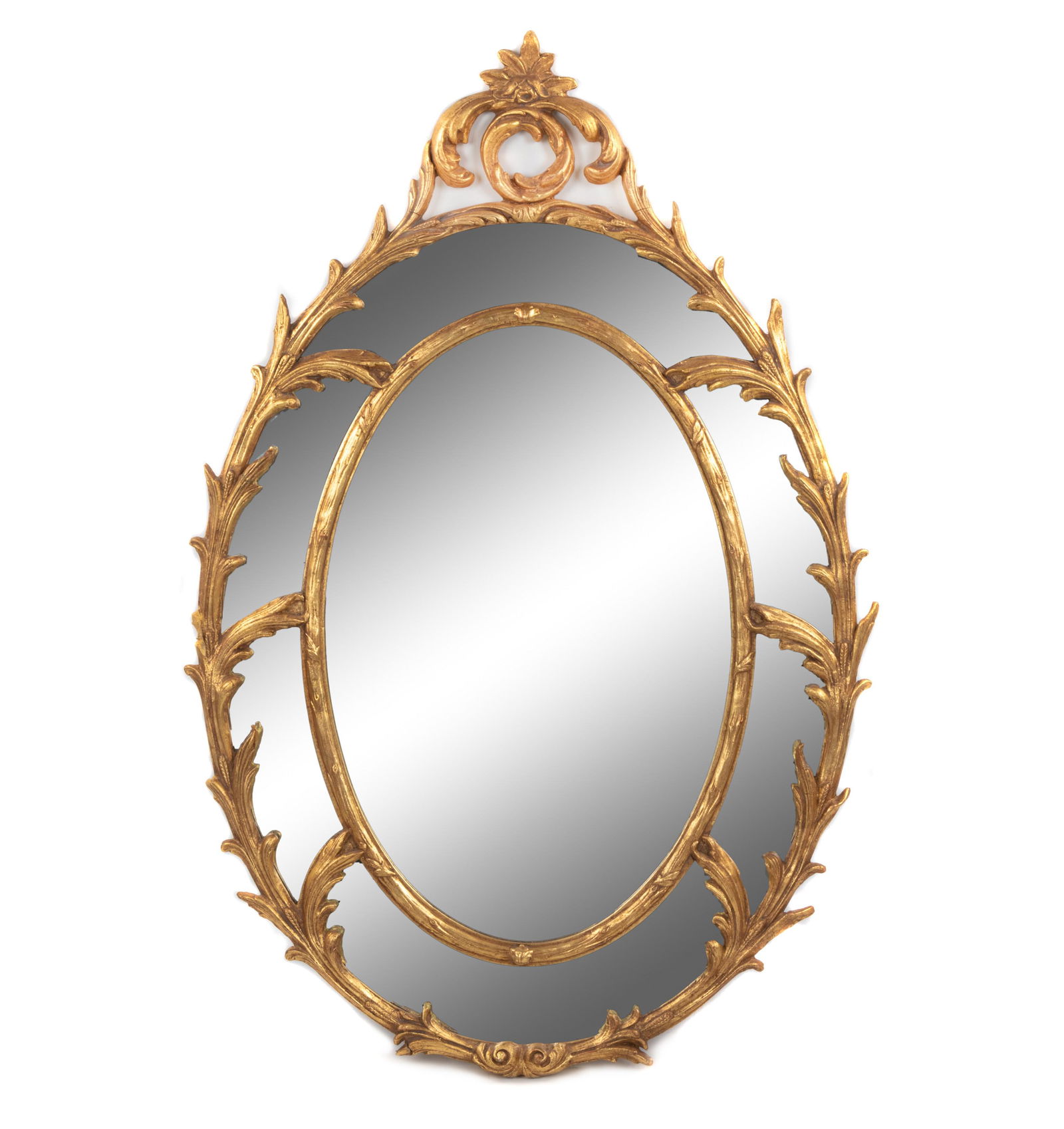 A Louis XV Style Giltwood Mirror (1 of 1)