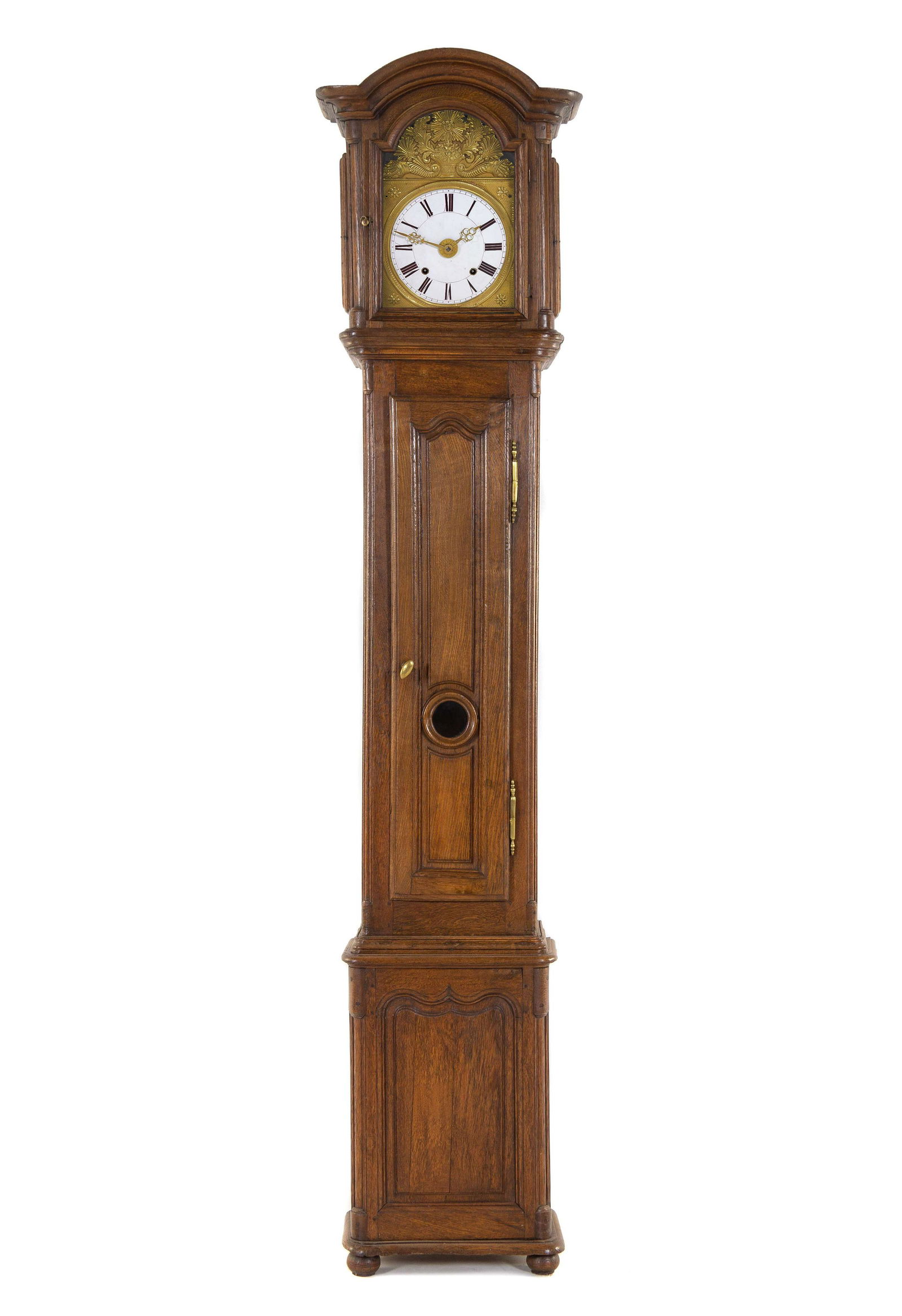 A Louis Philippe Oak Tall Case Clock (1 of 2)