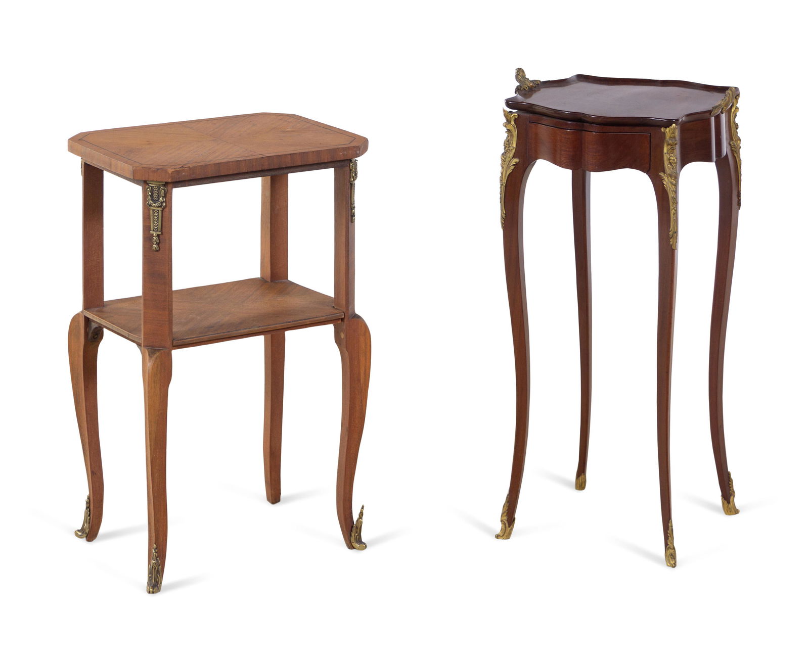 Two Gilt Metal Mounted End Tables (1 of 2)