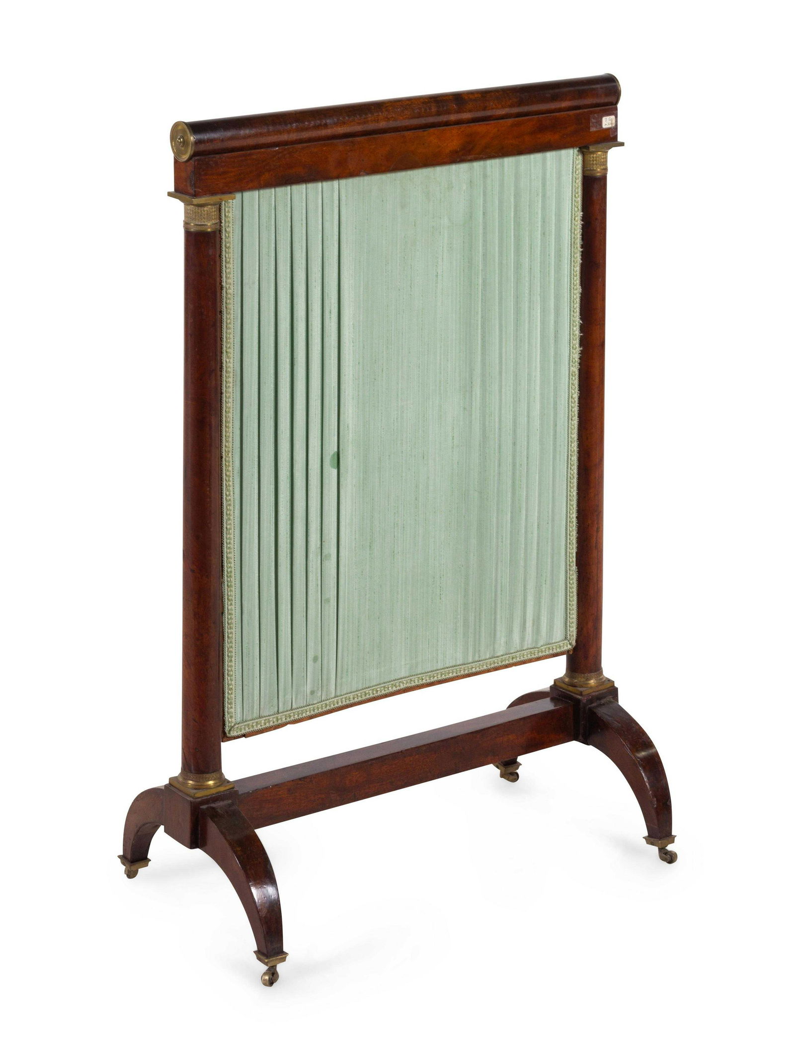 An Empire Gilt Bronze Mounted Mahogany Firescreen (1 of 1)
