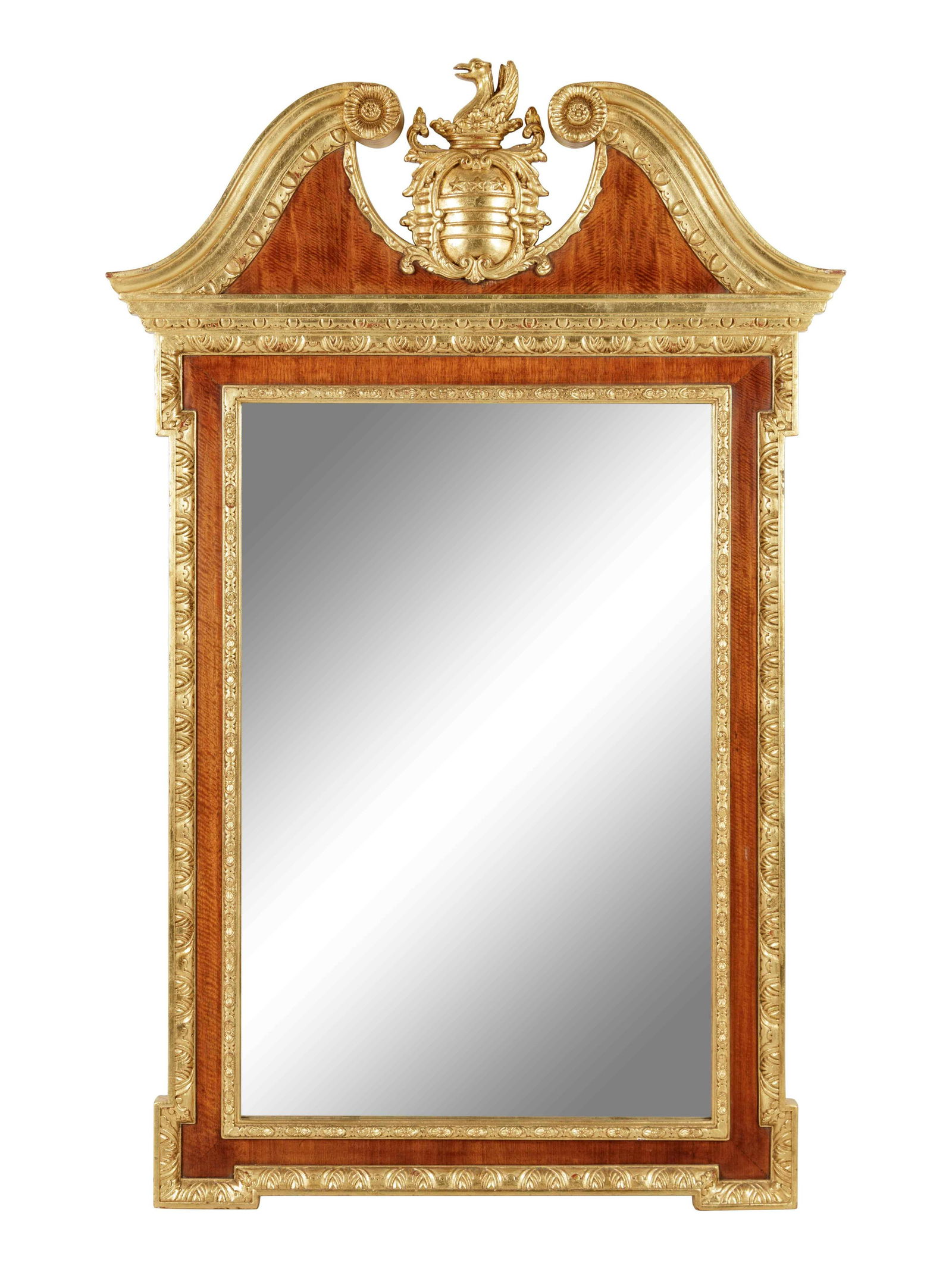 A George II Style Parcel Gilt Mirror (1 of 2)