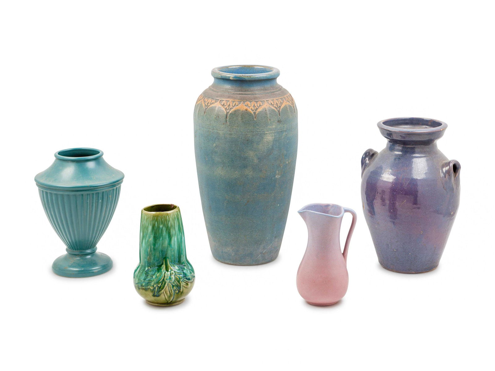 A Group of Five American Pottery Articles (1 of 1)