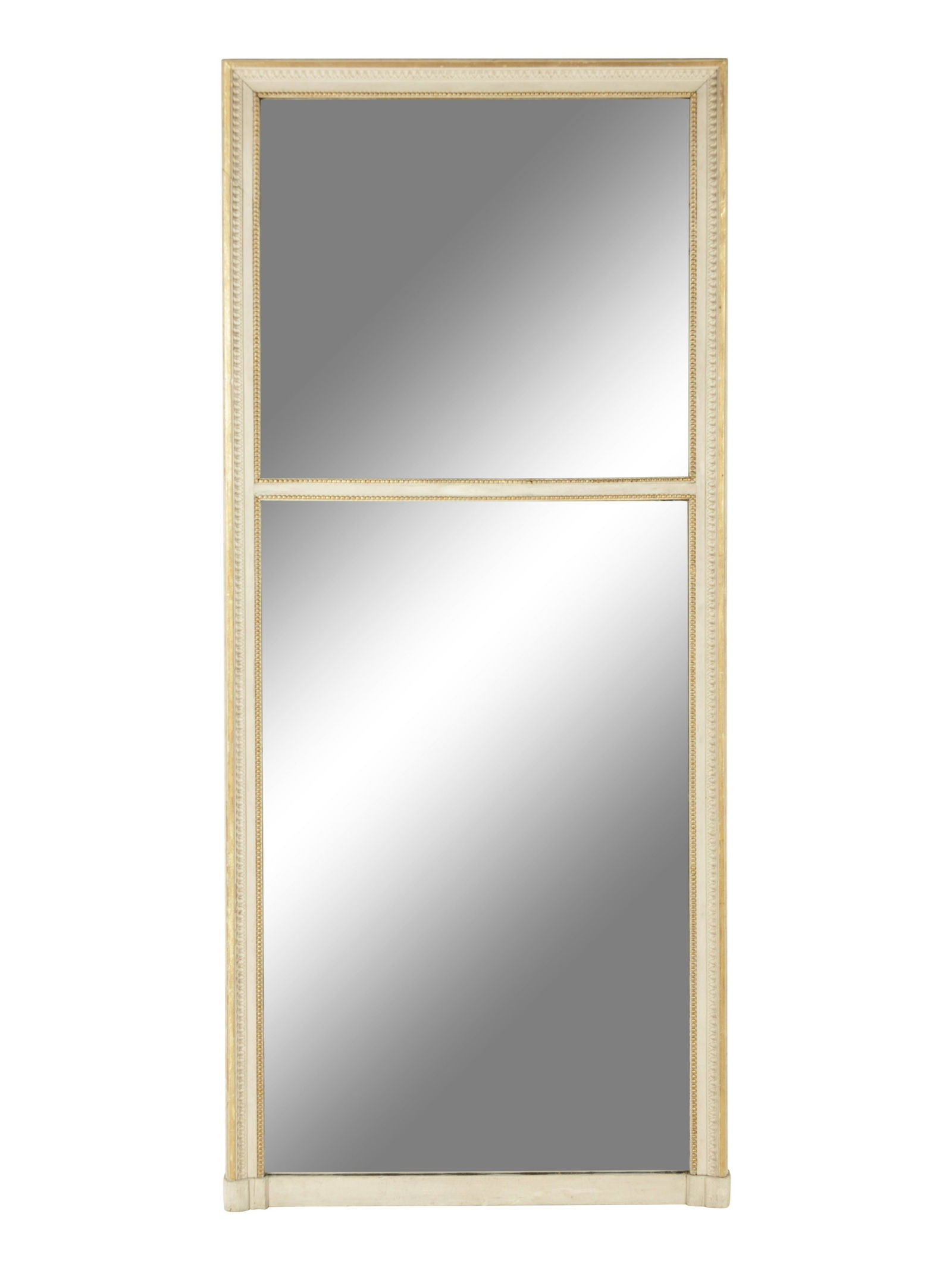 A White Painted and Parcel Gilt Pier Mirror (1 of 2)