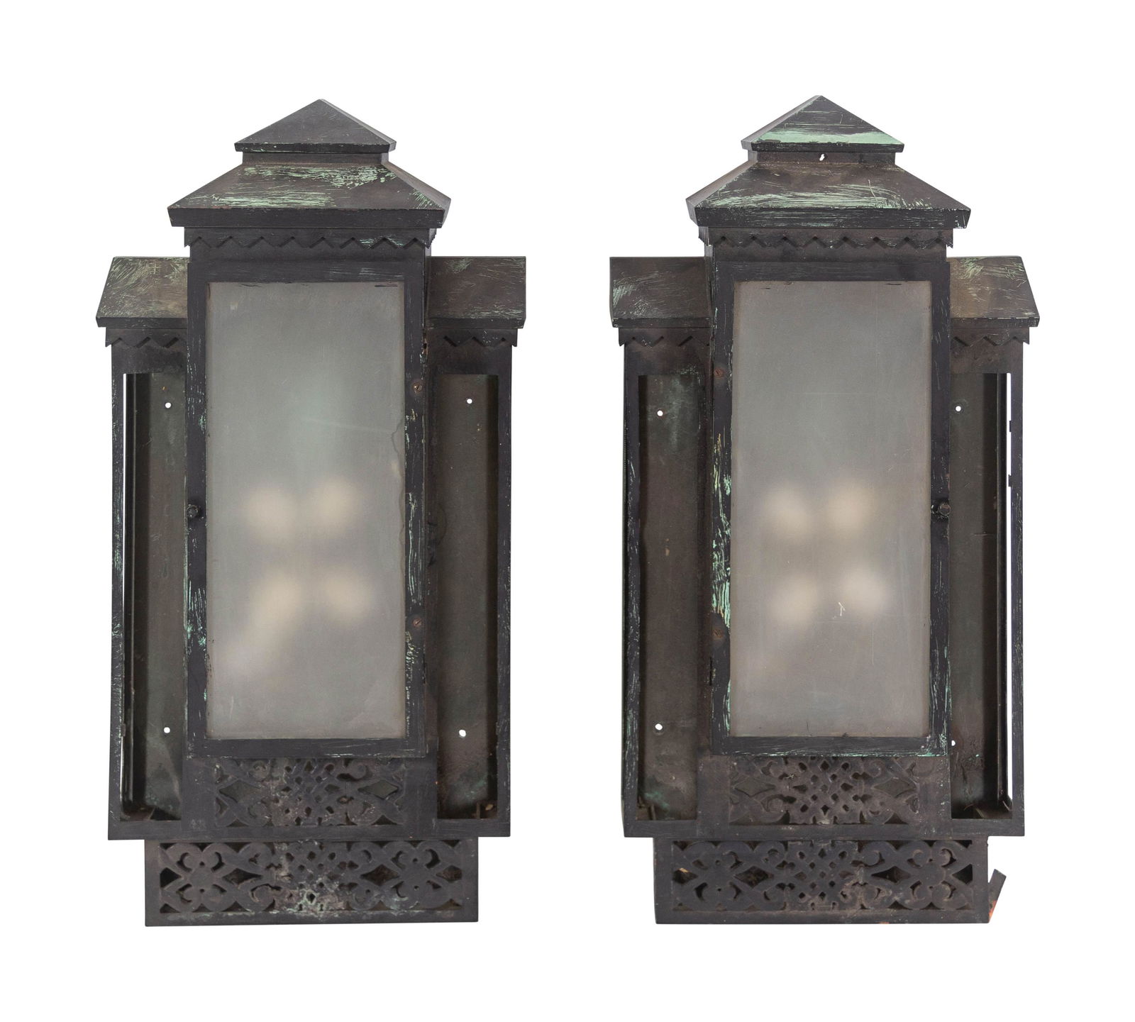 A Pair of Art Deco Exterior Sconces (1 of 2)