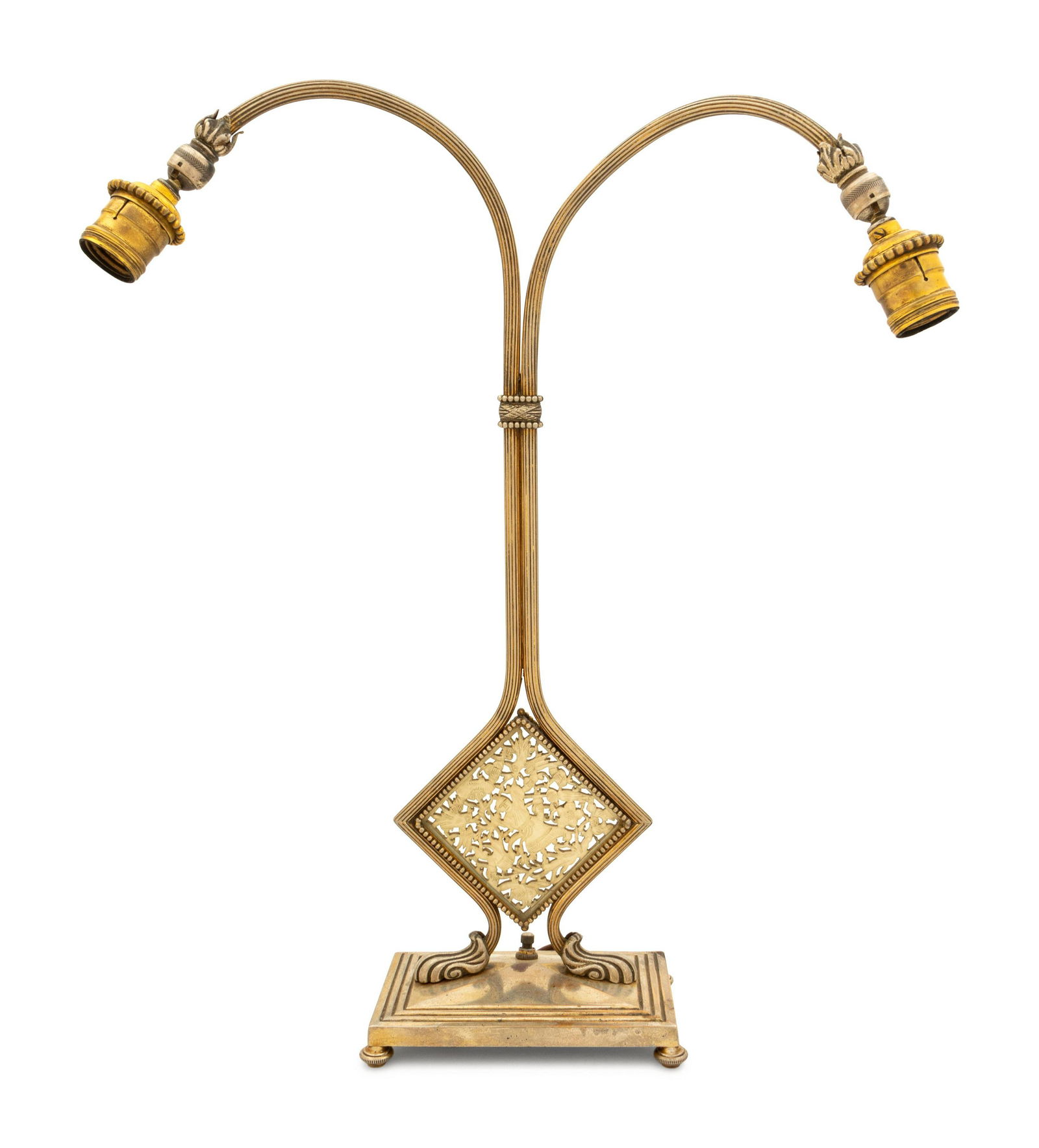 An Art Deco Hardstone Inset Table Lamp (1 of 1)