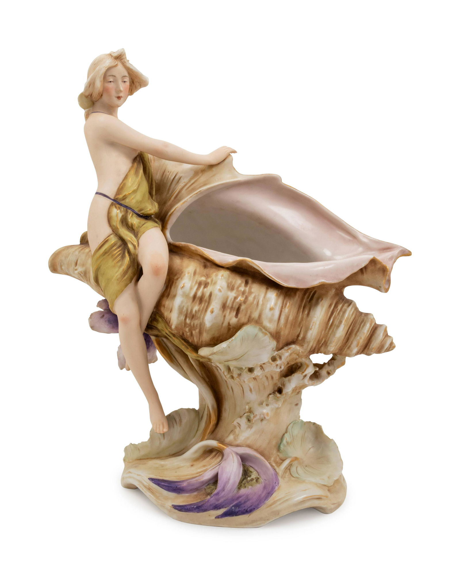 A Royal Dux Figural Vase (1 of 2)