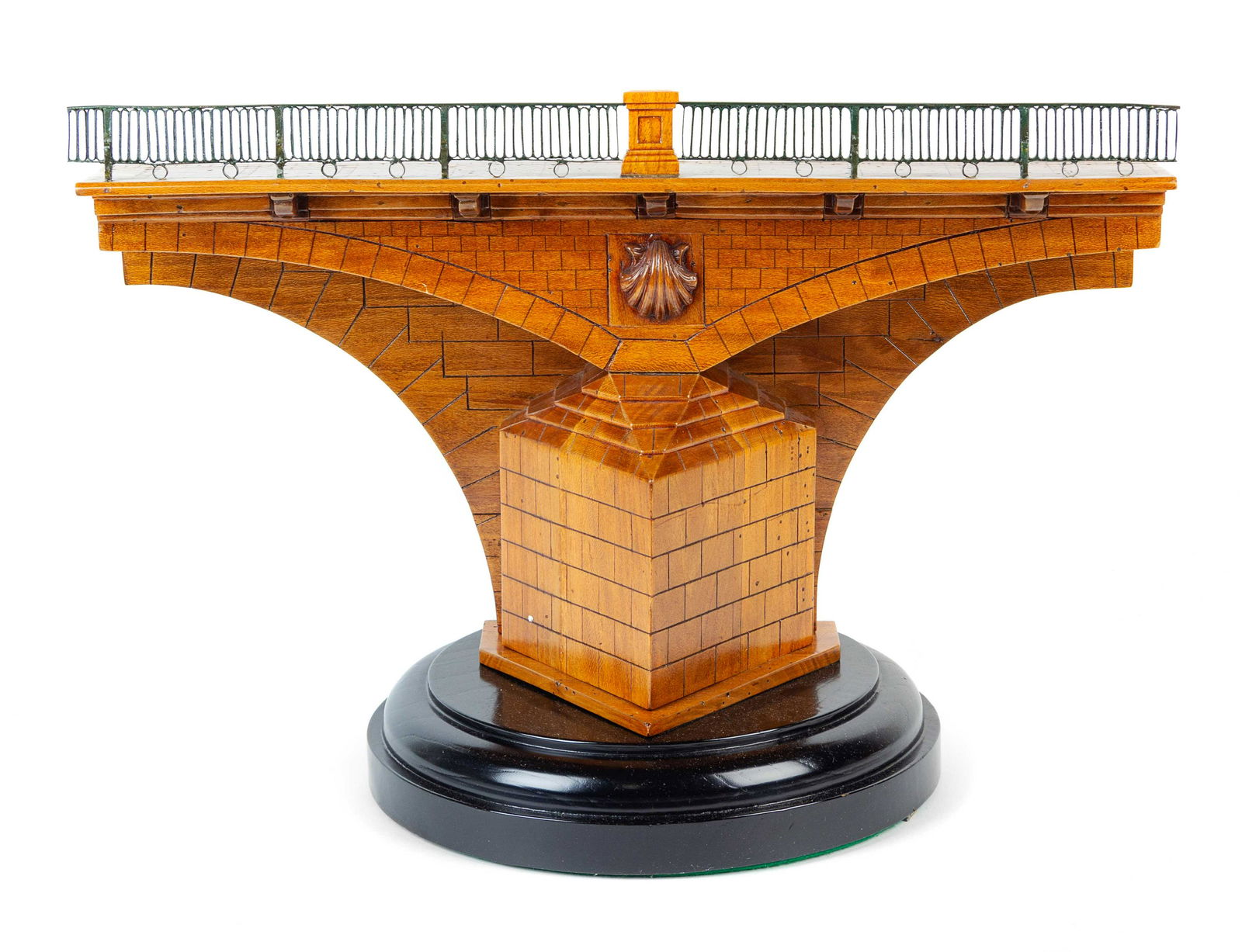 A Stained Beech Model of a Bridge Pier (1 of 1)