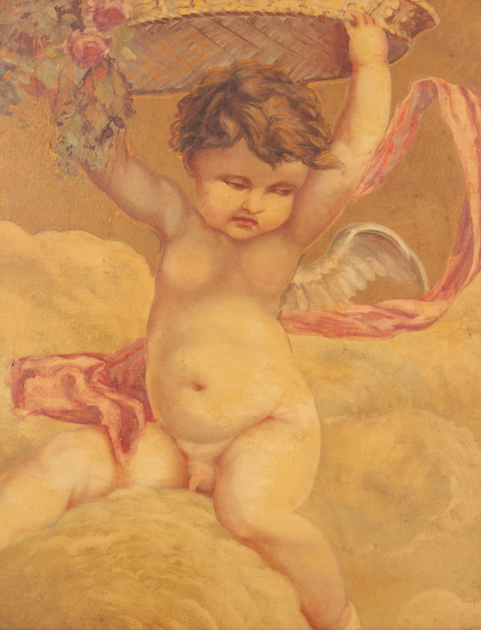 Three Decorative Oil Paintings (1 of 5)