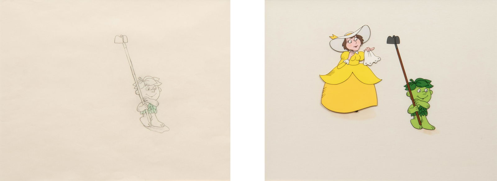 Green Giant Sprout TV Commercial Production Cel and (1 of 4)