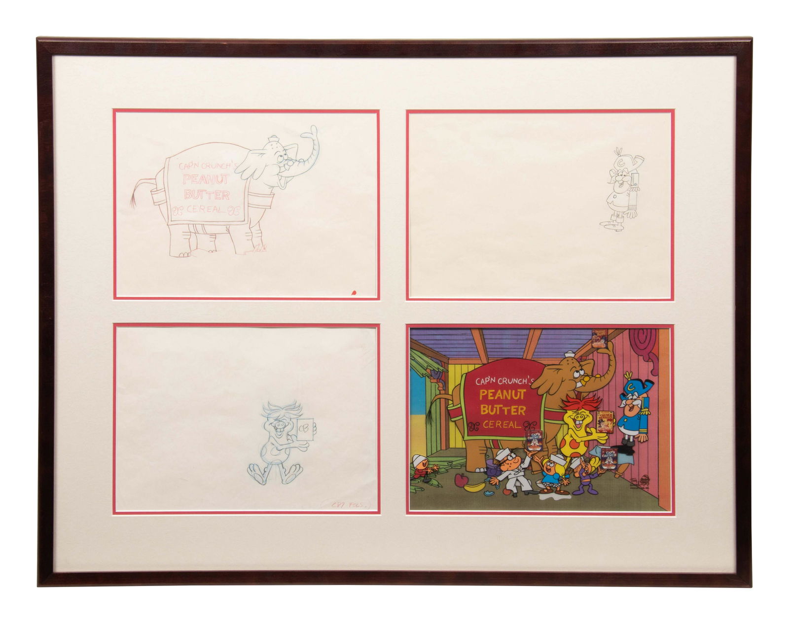 Cap'n Crunch TV Commercial Production Cel and 3 (1 of 3)