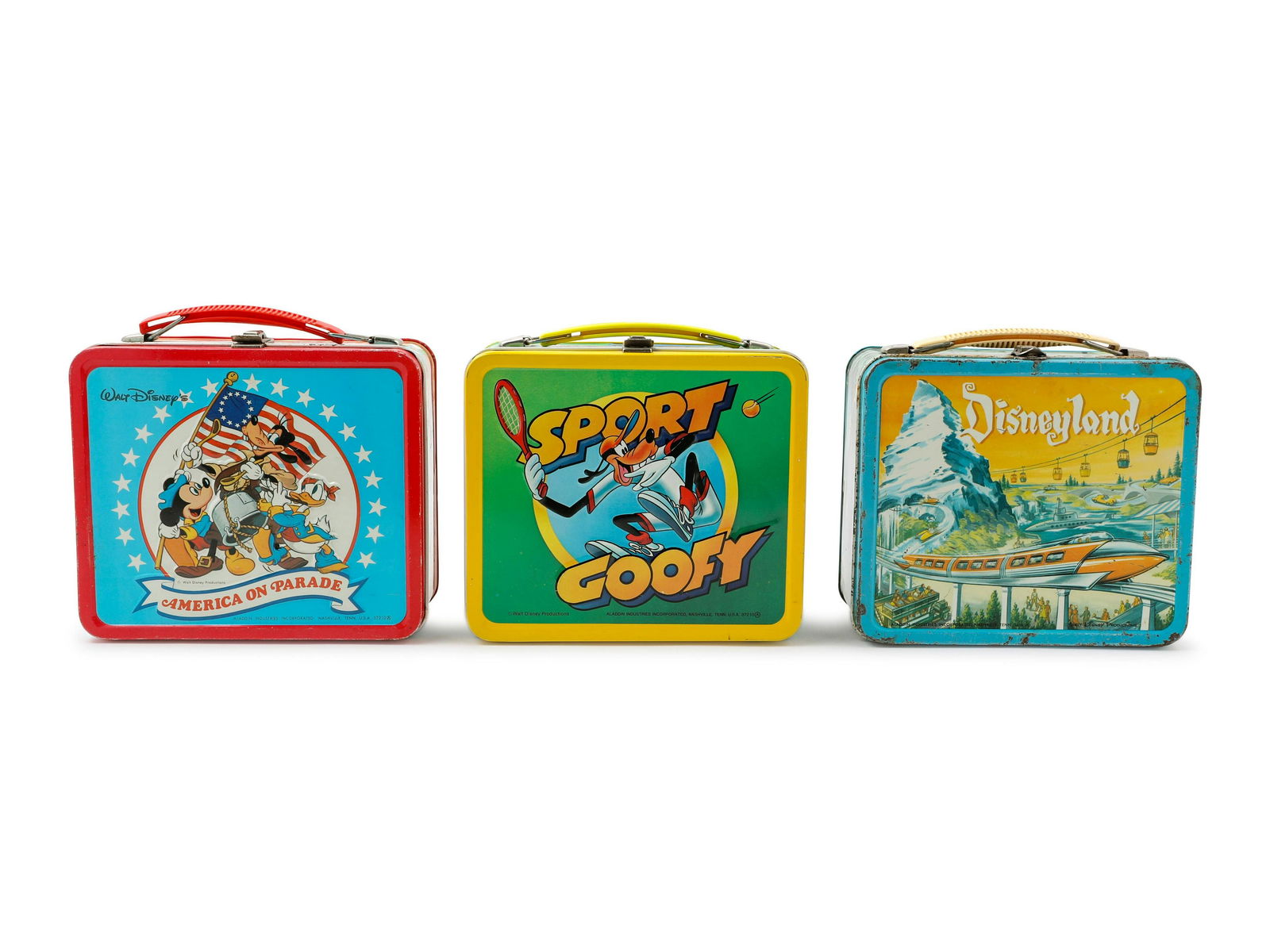 Three Walt Disney-Themed Lunch Boxes (1 of 1)