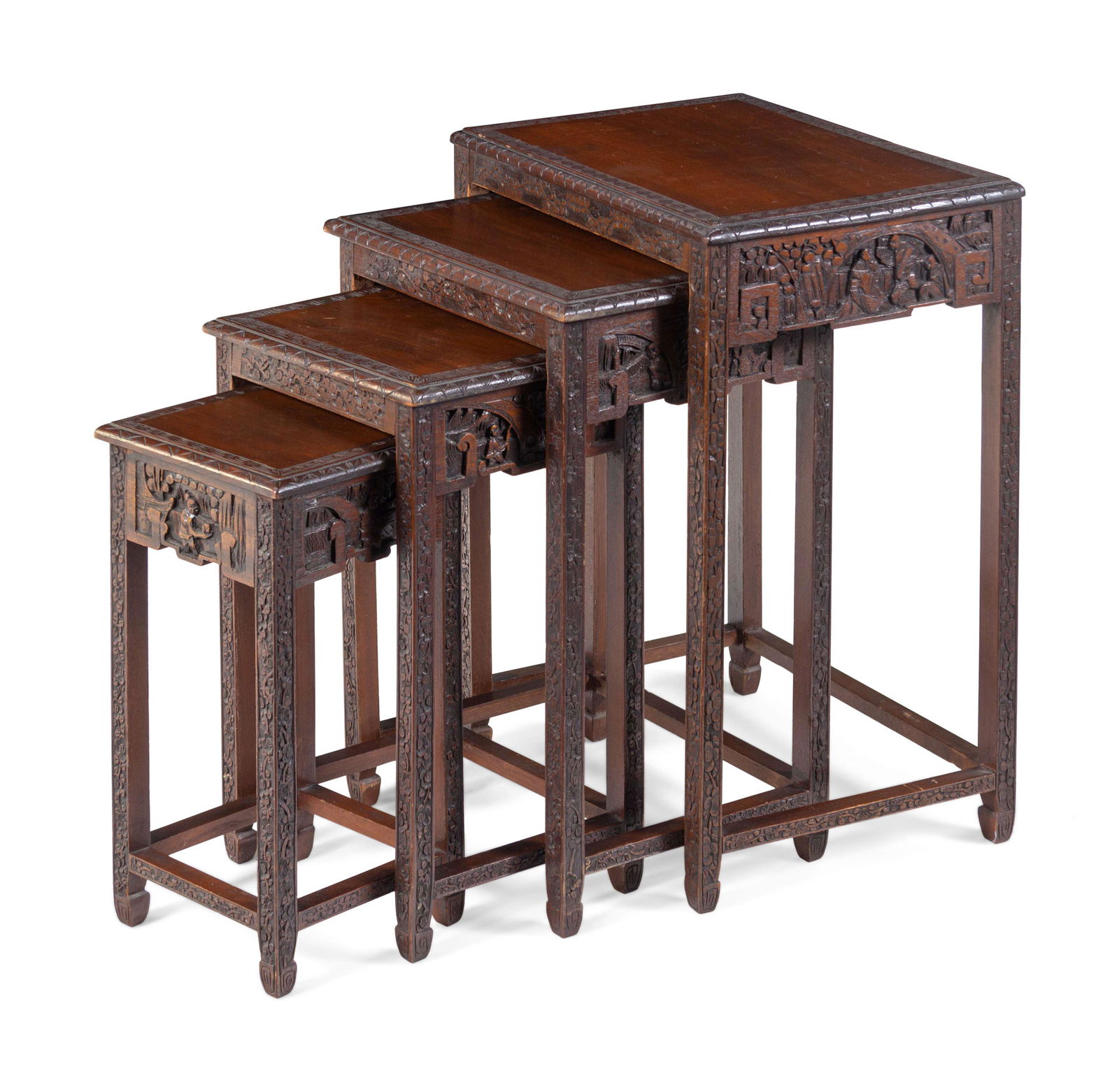A Set of Four Nesting Tables (1 of 3)