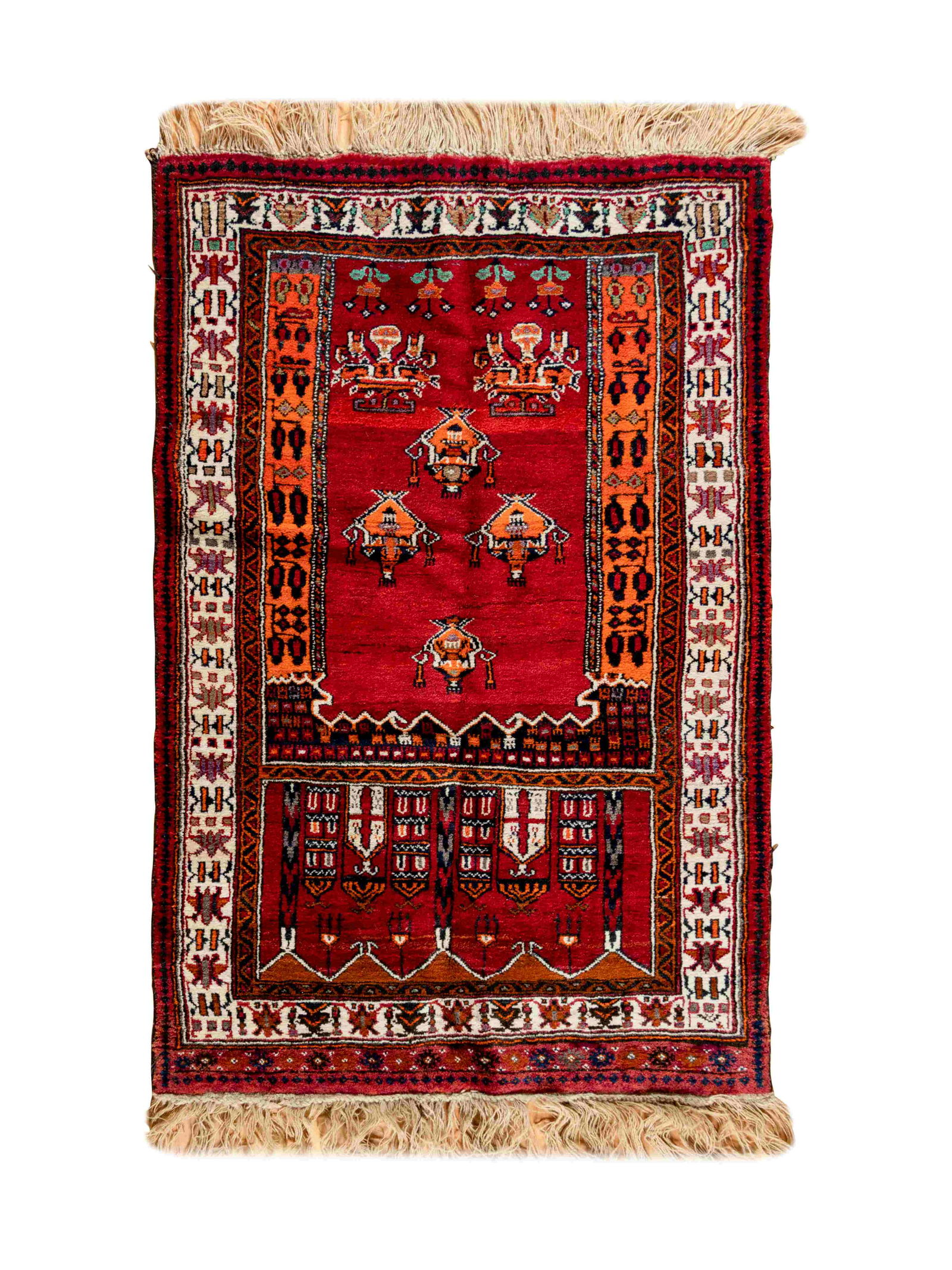 A Turkish Wool Prayer Rug (1 of 4)