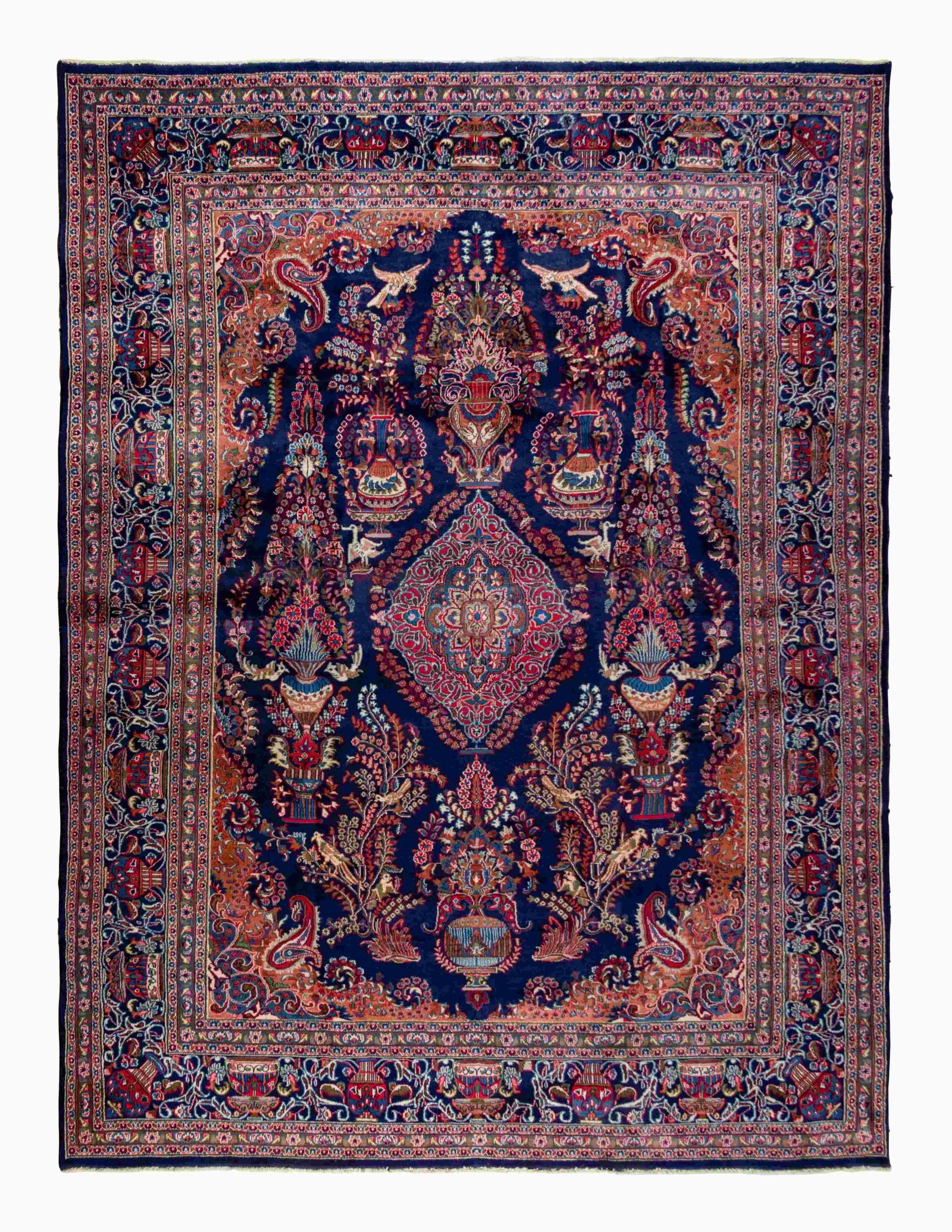 A Kashan Wool Rug (1 of 4)