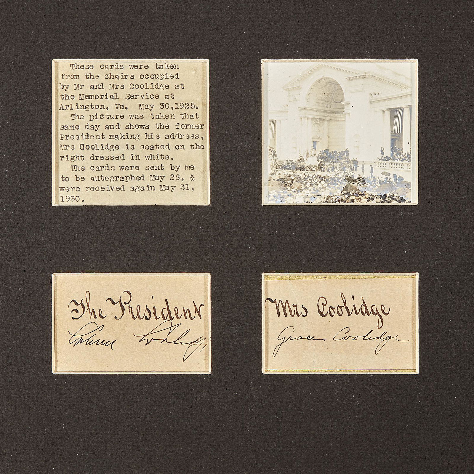 Calvin Coolidge (1923-29) and Grace Coolidge, Group of (1 of 1)