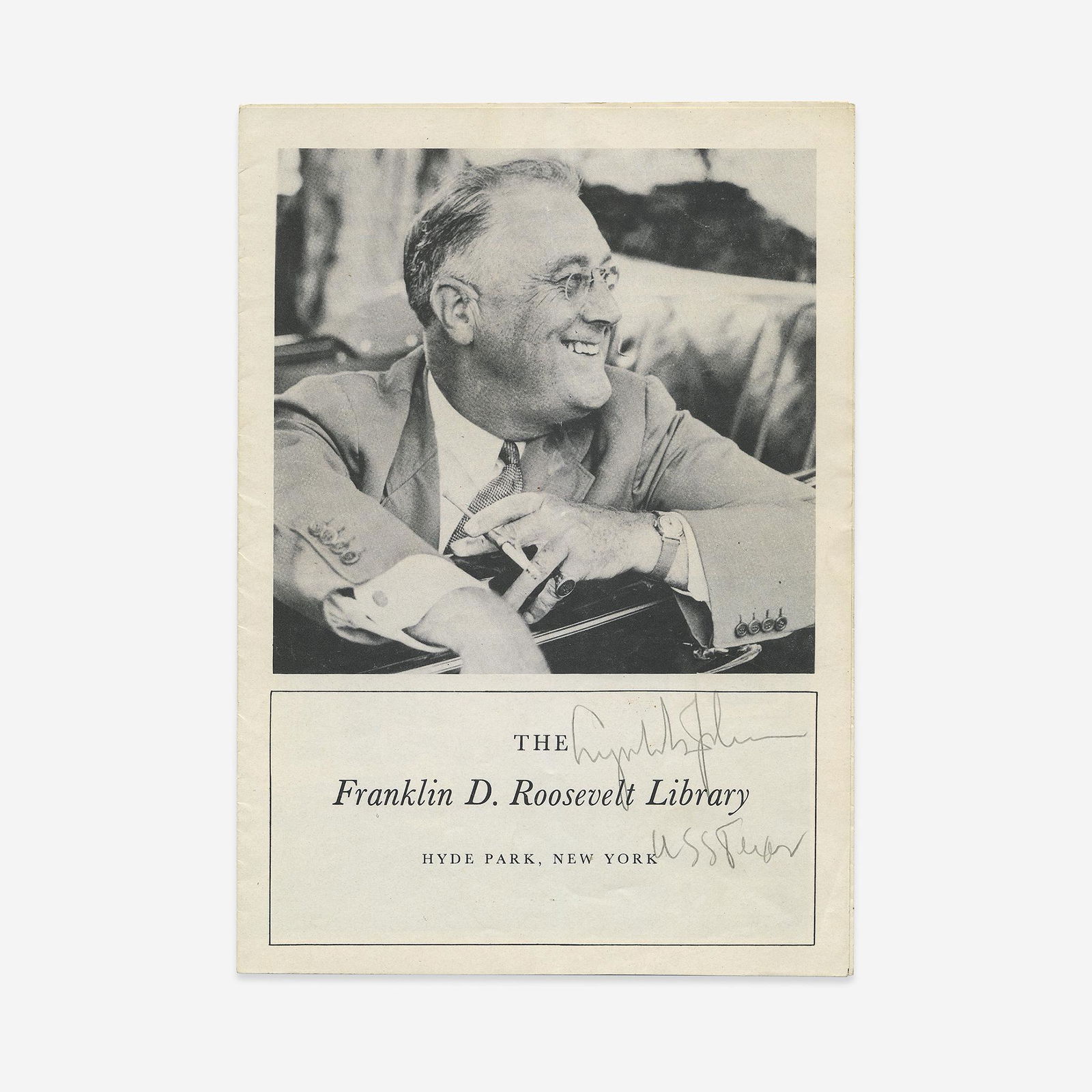 Lyndon B. Johnson (1963-69), Signed Brochure (1 of 1)