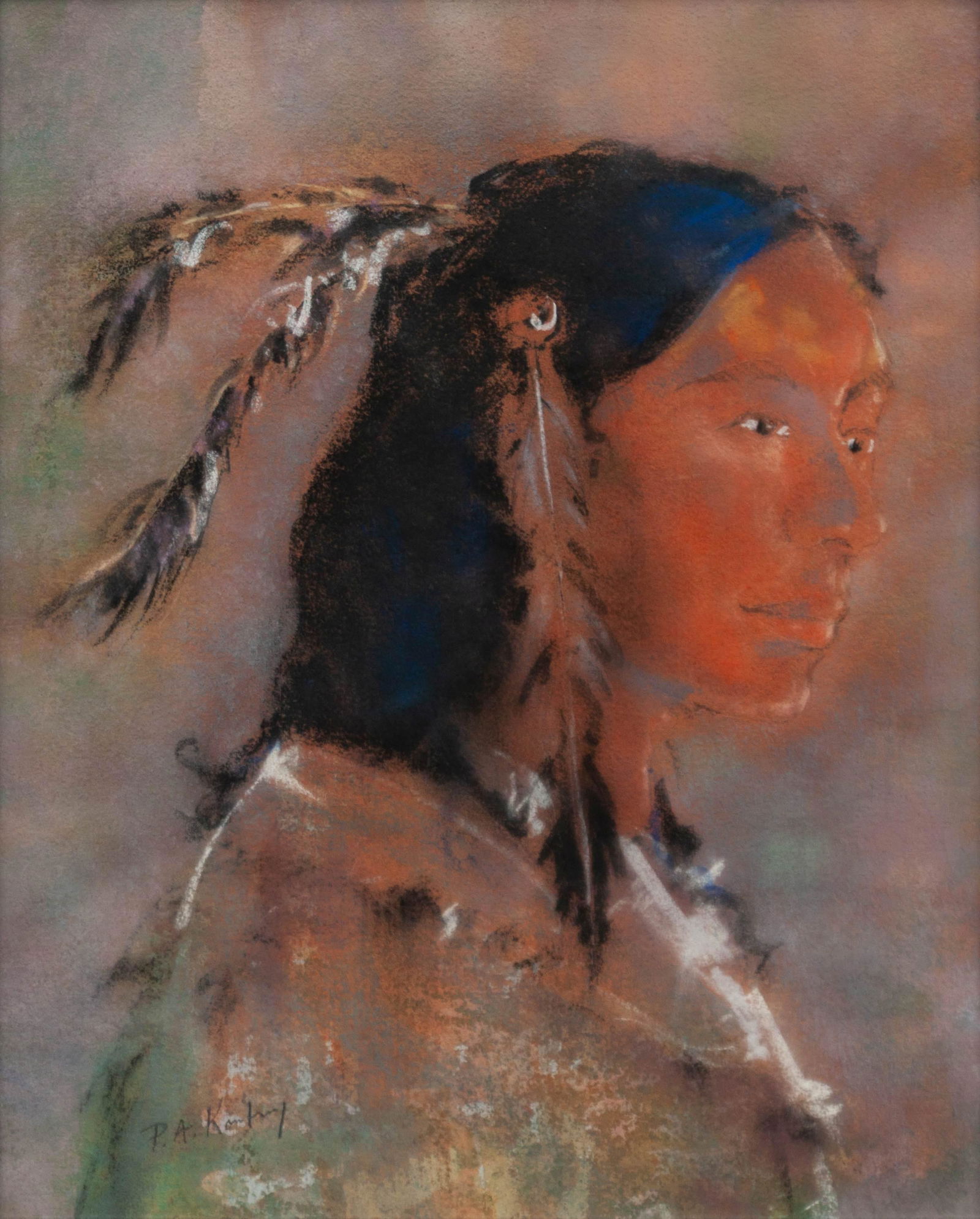 Pawel Kontny (Polish/American, 1923-2002) Portrait of (1 of 3)