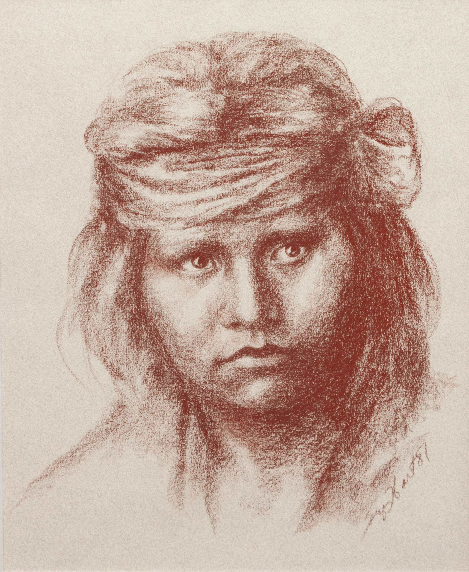 Hart Navajo Boy, 1981 (1 of 3)