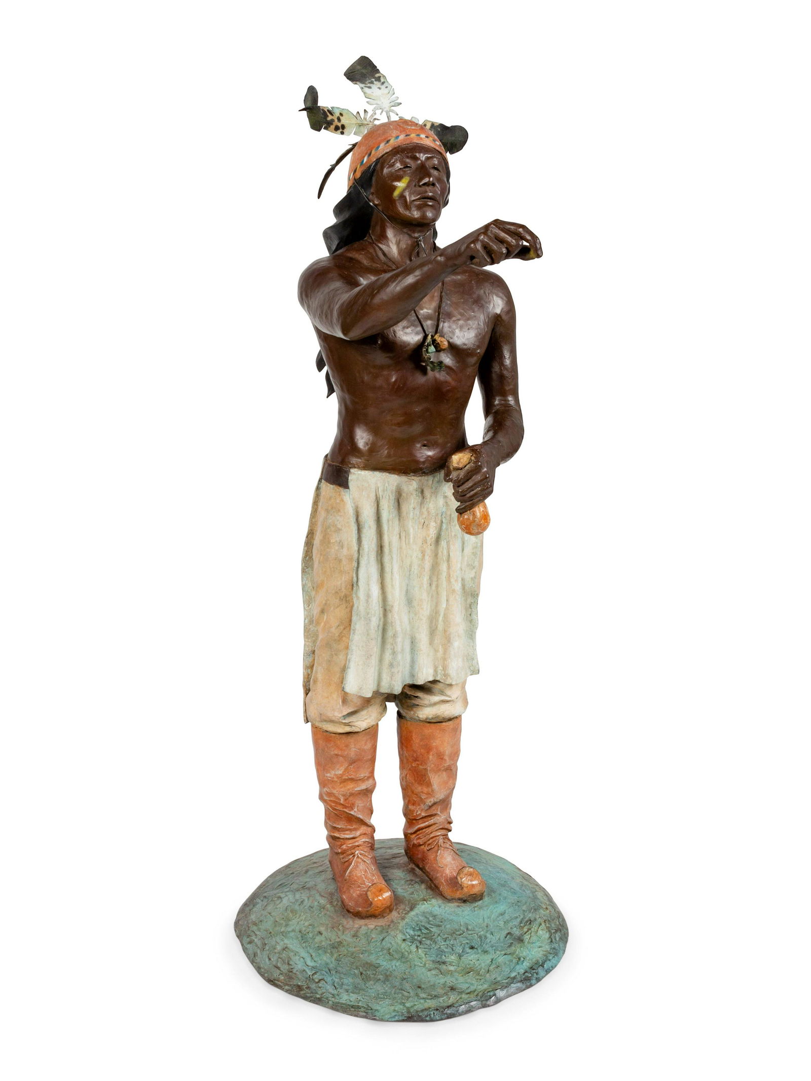 Craig Goseyun (American, b. 1960) Apache Medicine Man, (1 of 2)