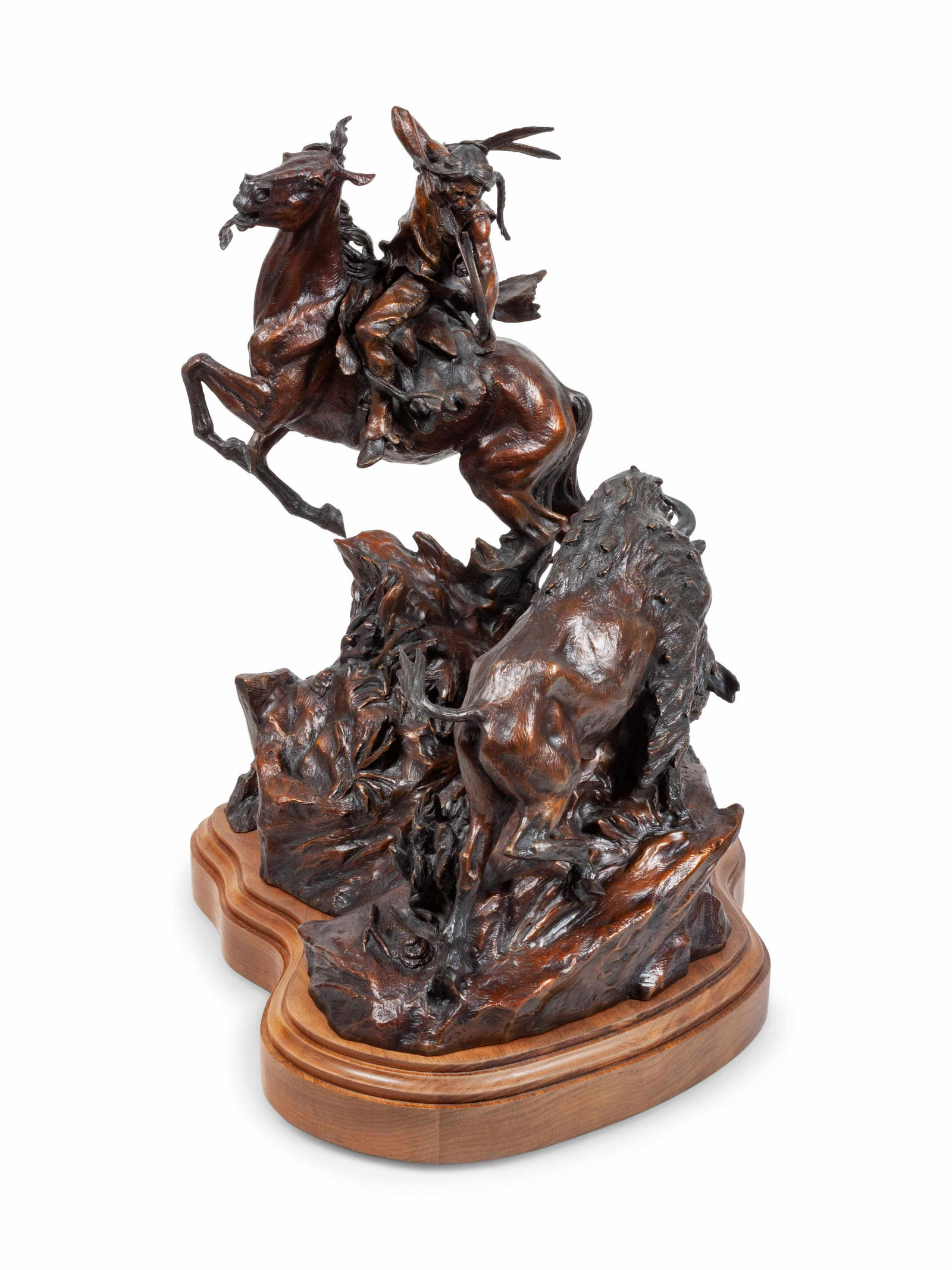 Ken Payne (American, 1938-2012) Buffalo Hunt, 1992 (1 of 4)