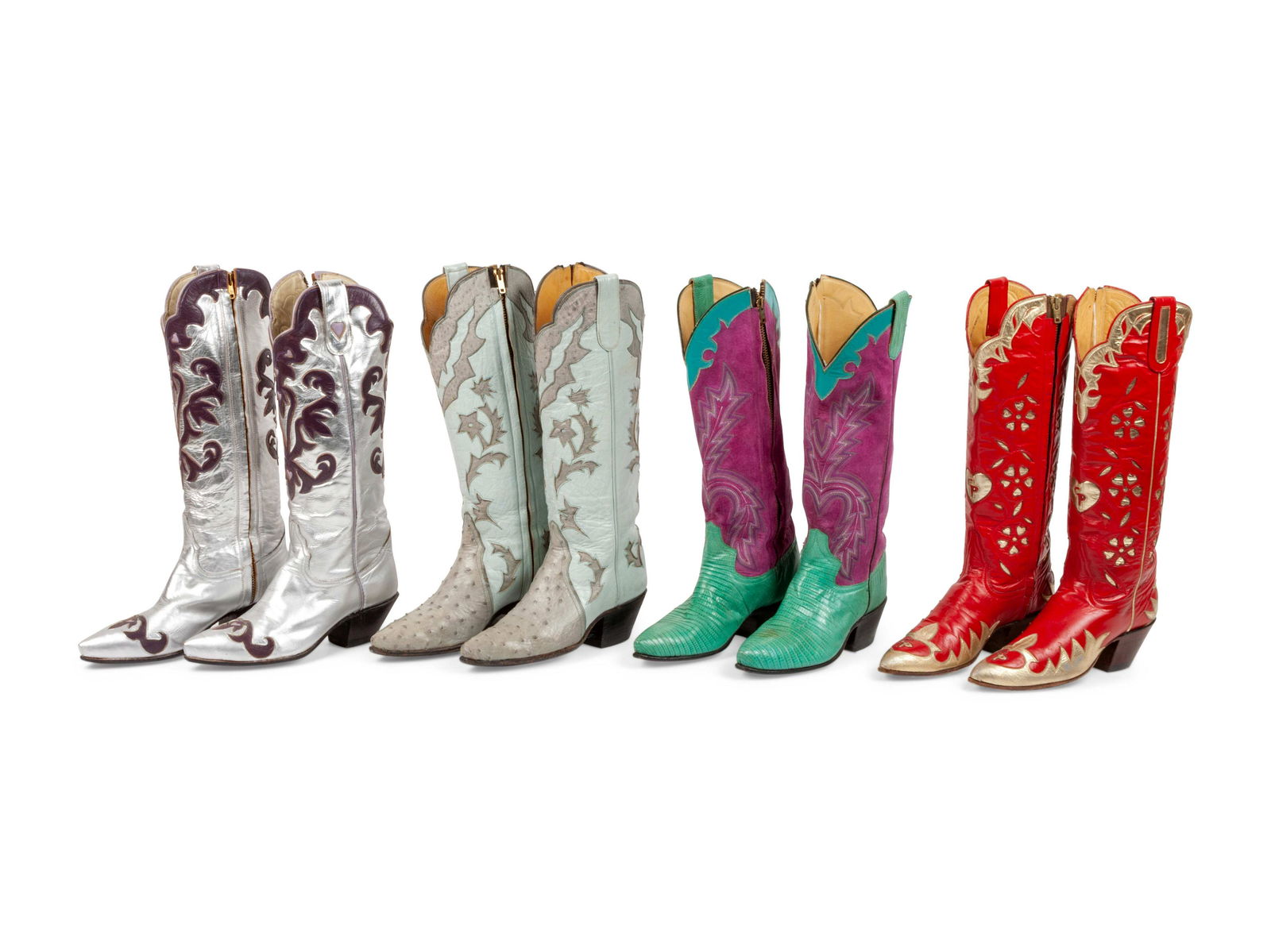 Four Pairs Women's Cowboy Boots (1 of 2)